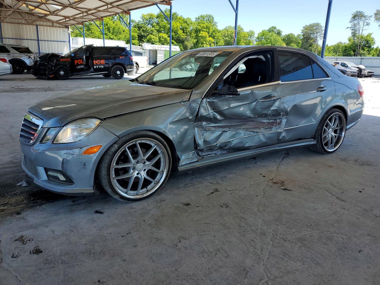 2011 Mercedes-benz E 350 4matic Gray vin: WDDHF8HB7BA435302