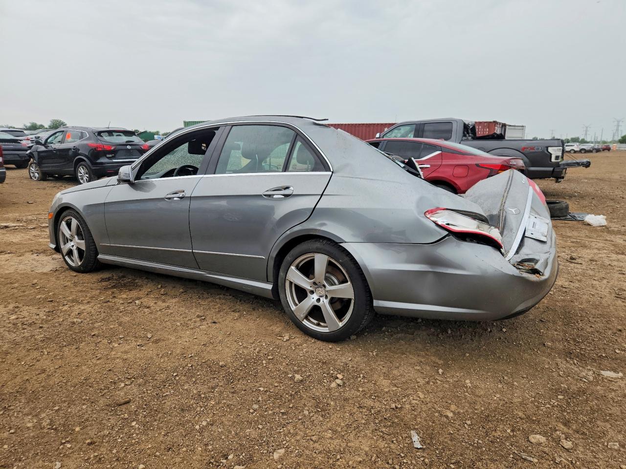 2011 Mercedes-benz E 350 4matic Gray vin: WDDHF8HB7BA465299