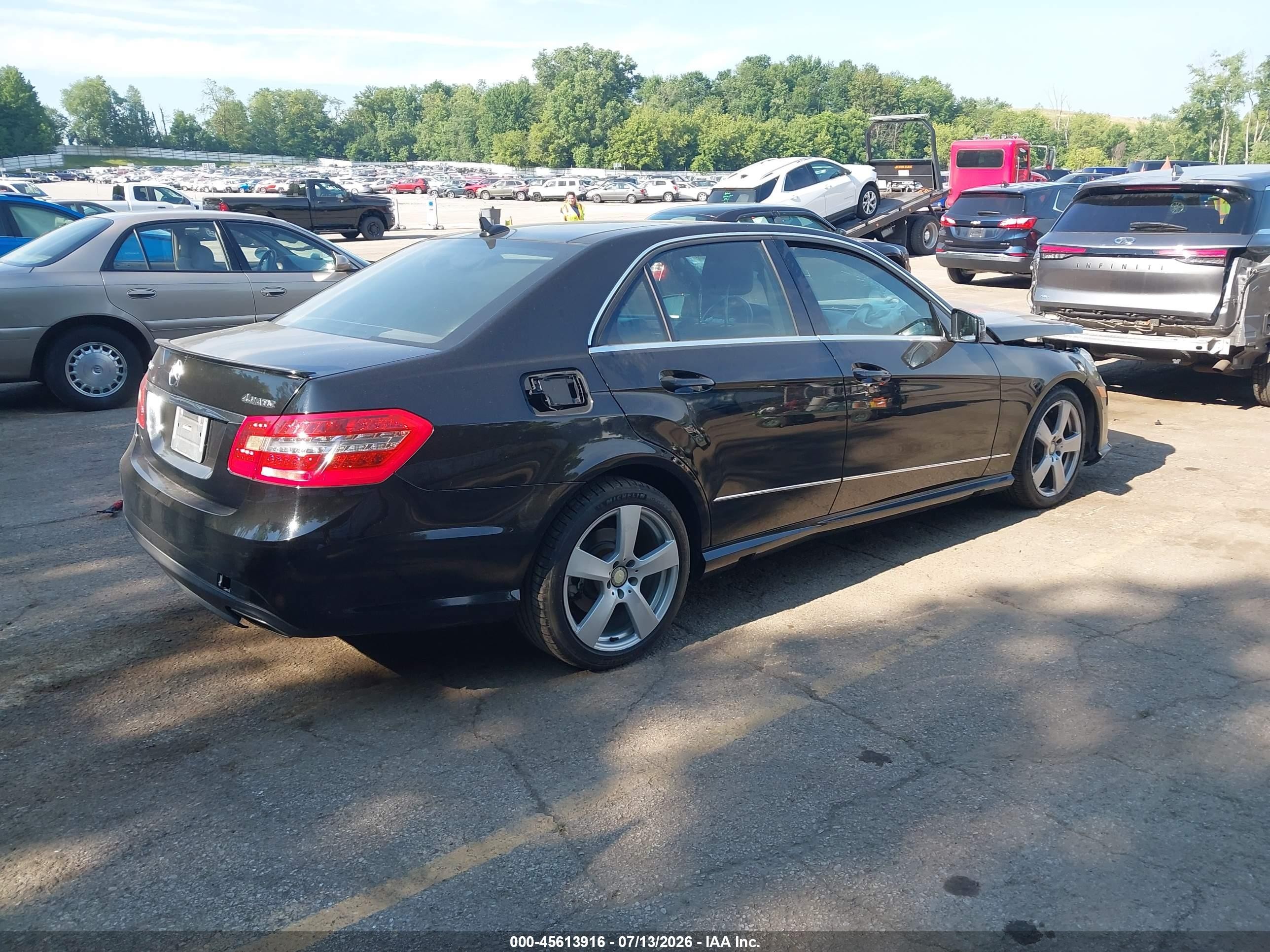 2011 Mercedes-benz E 350 4matic Black vin: WDDHF8HB7BA505509