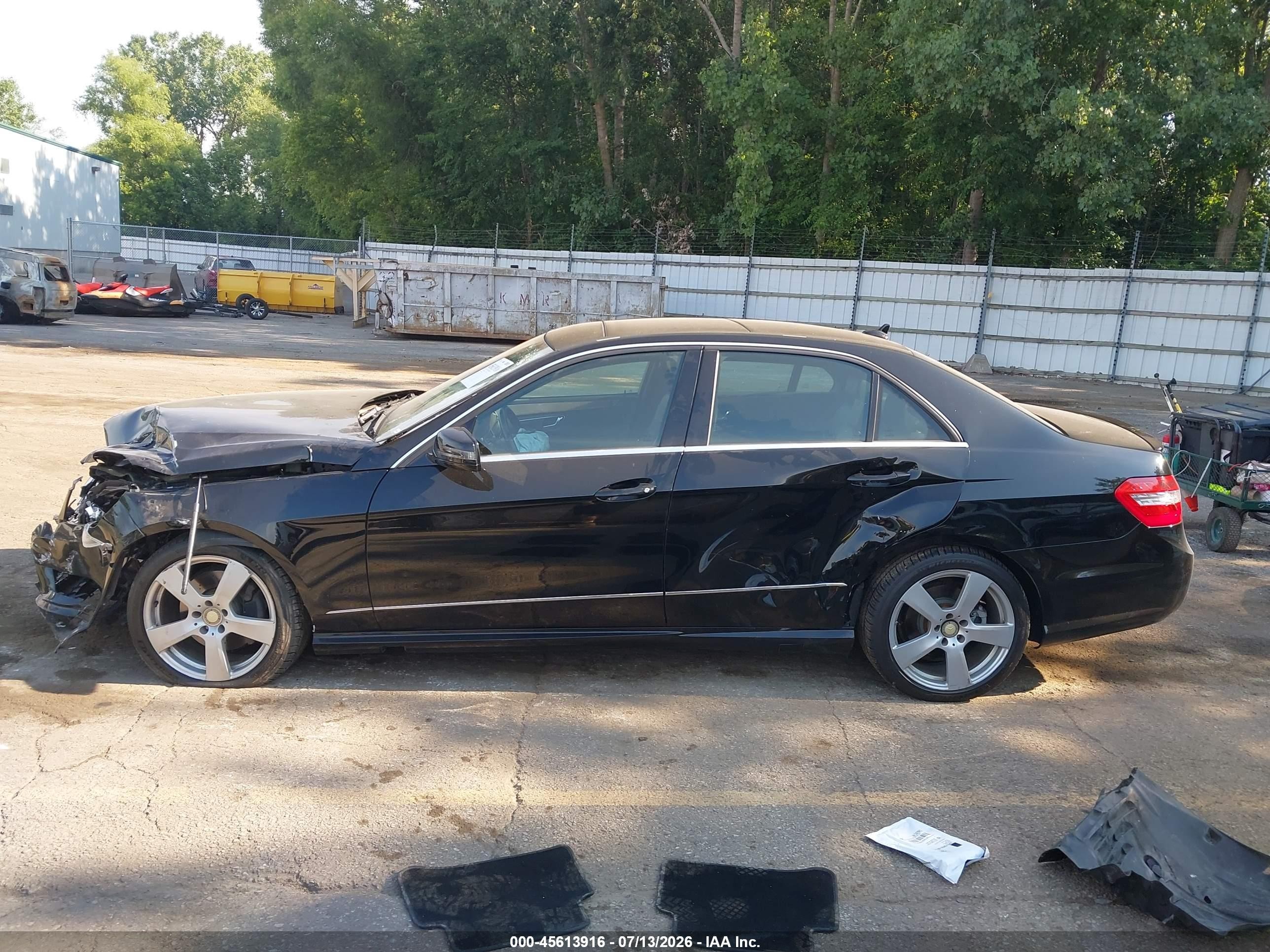 2011 Mercedes-benz E 350 4matic Black vin: WDDHF8HB7BA505509