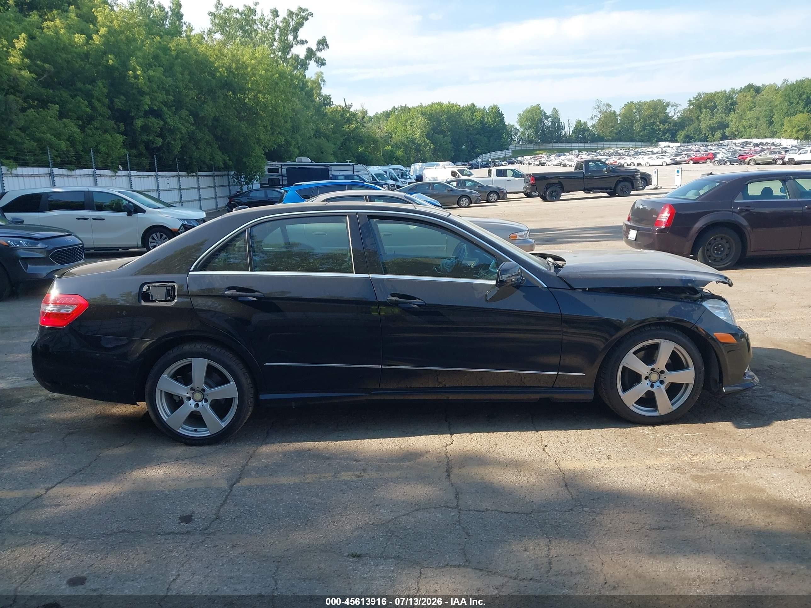 2011 Mercedes-benz E 350 4matic Black vin: WDDHF8HB7BA505509
