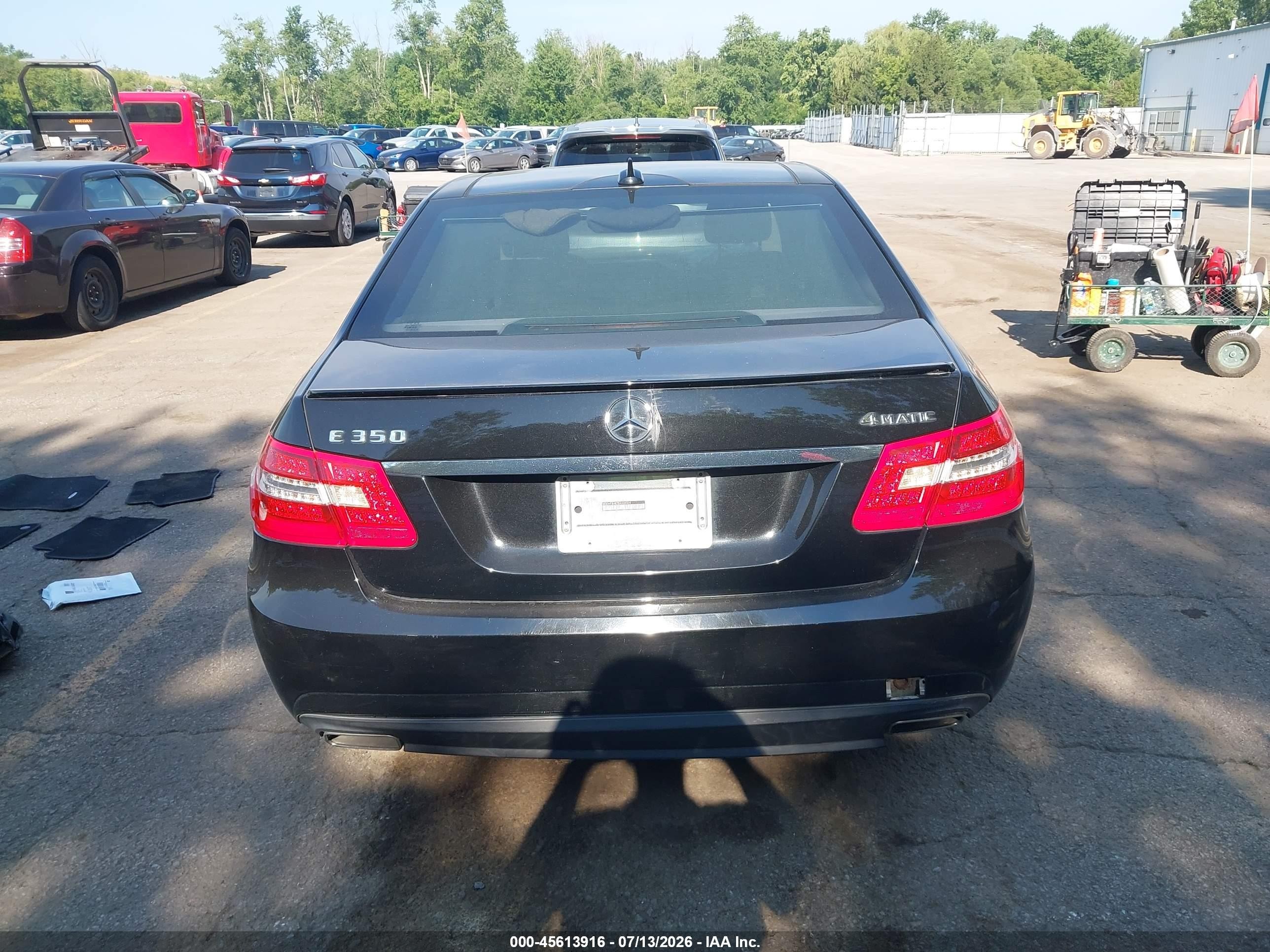 2011 Mercedes-benz E 350 4matic Black vin: WDDHF8HB7BA505509