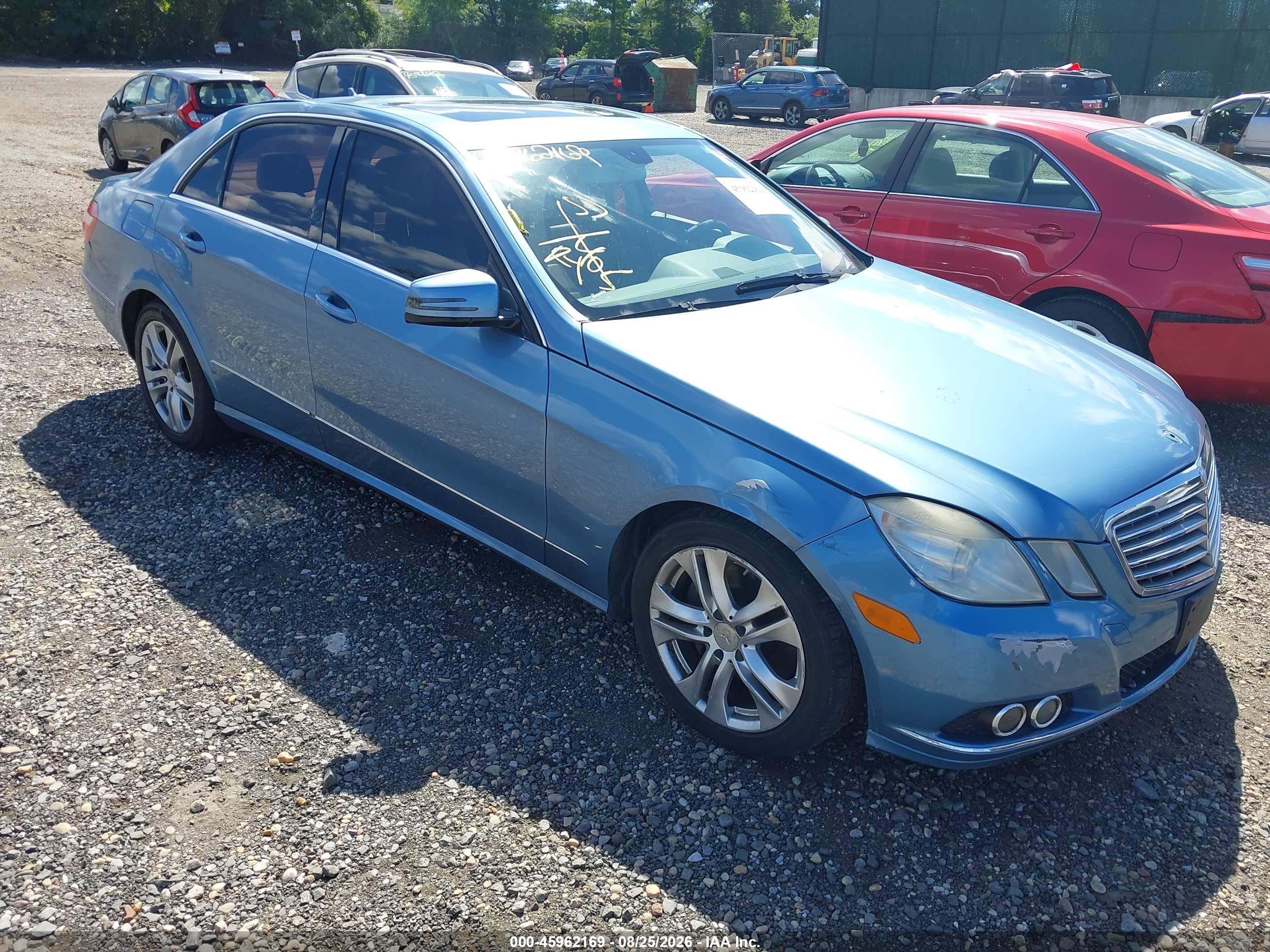 2010 Mercedes-benz E 350 4matic Blue vin: WDDHF8HB8AA106638