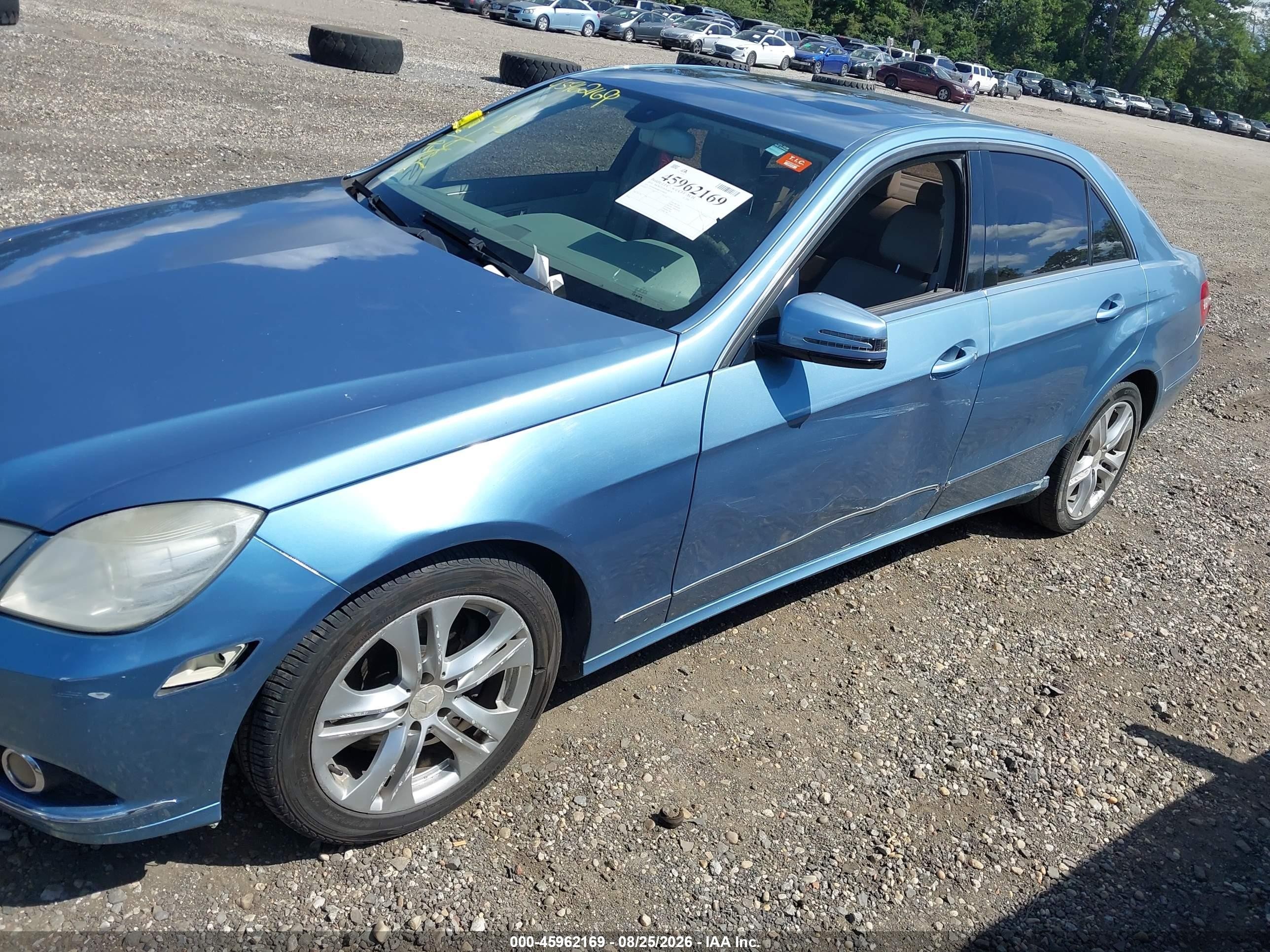 2010 Mercedes-benz E 350 4matic Blue vin: WDDHF8HB8AA106638