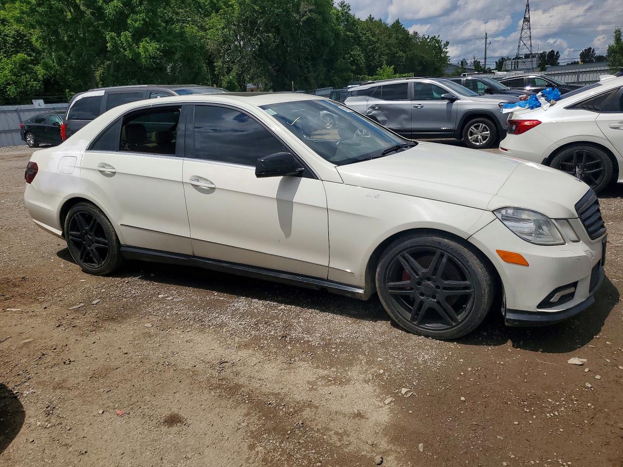 2010 Mercedes-benz E 350 4matic Белый vin: WDDHF8HB8AA125142