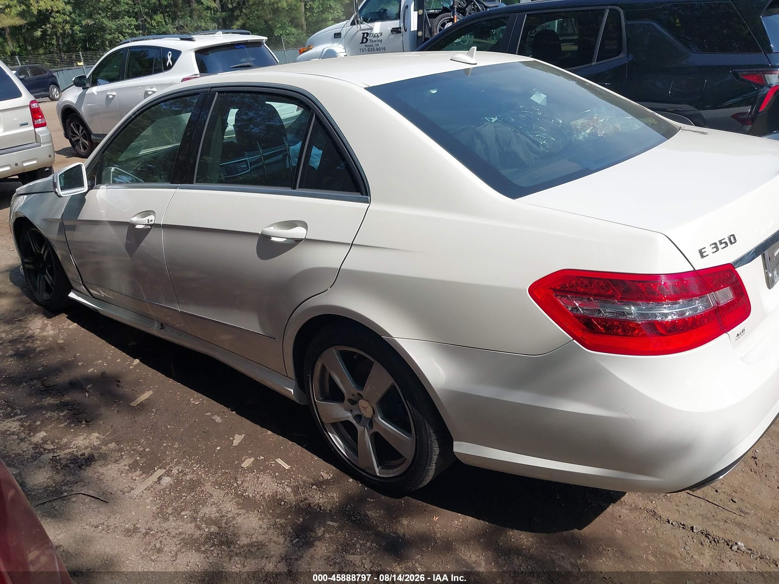 2010 Mercedes-benz E 350 4matic White vin: WDDHF8HB8AA140529