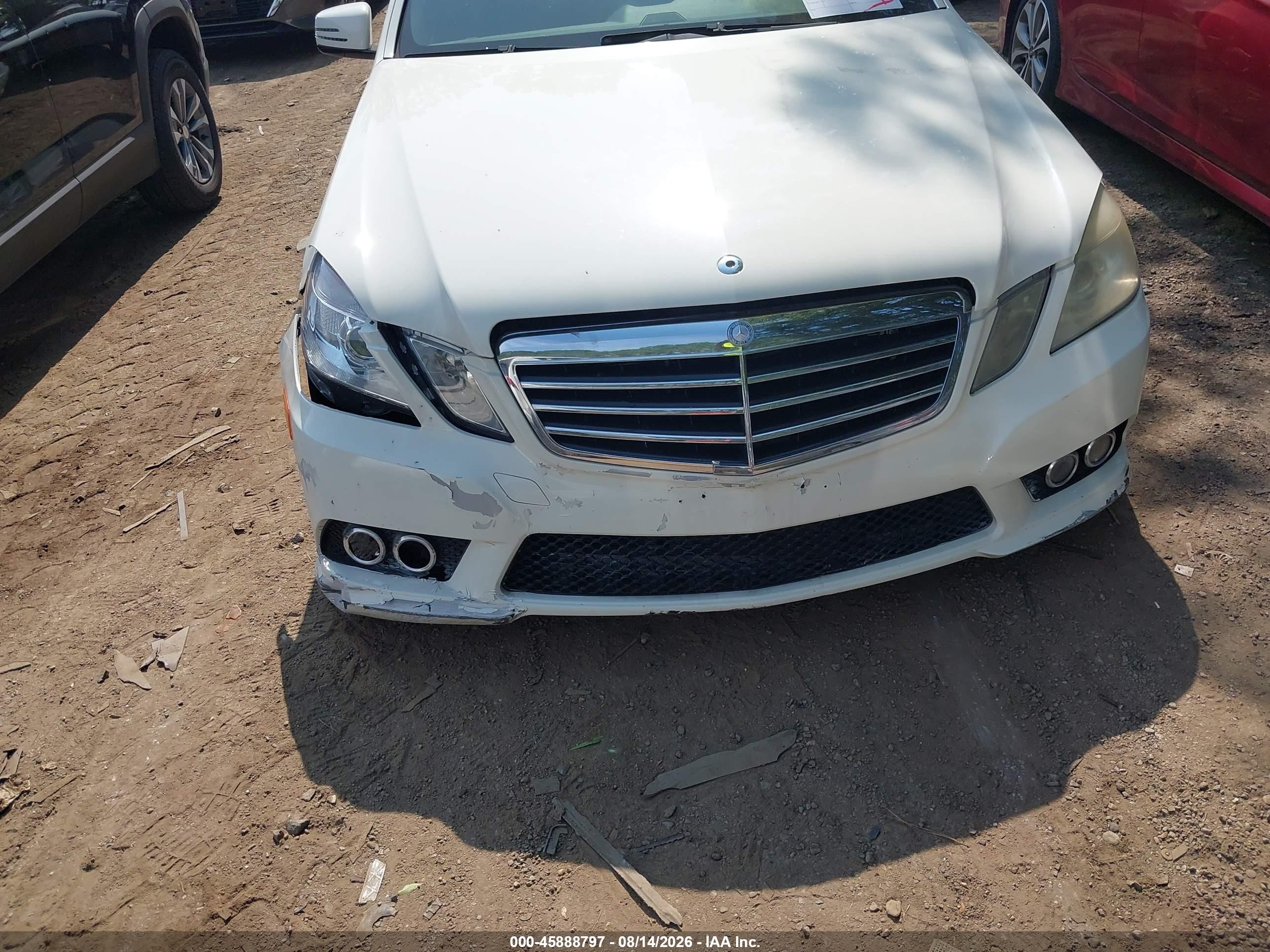 2010 Mercedes-benz E 350 4matic White vin: WDDHF8HB8AA140529