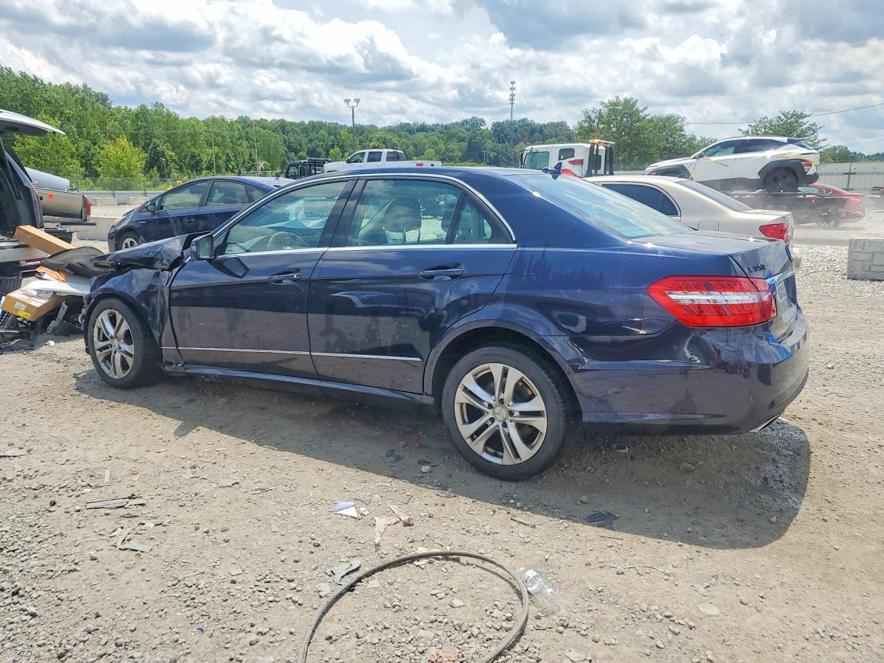 2010 Mercedes-benz E 350 4matic Blue vin: WDDHF8HB8AA207629