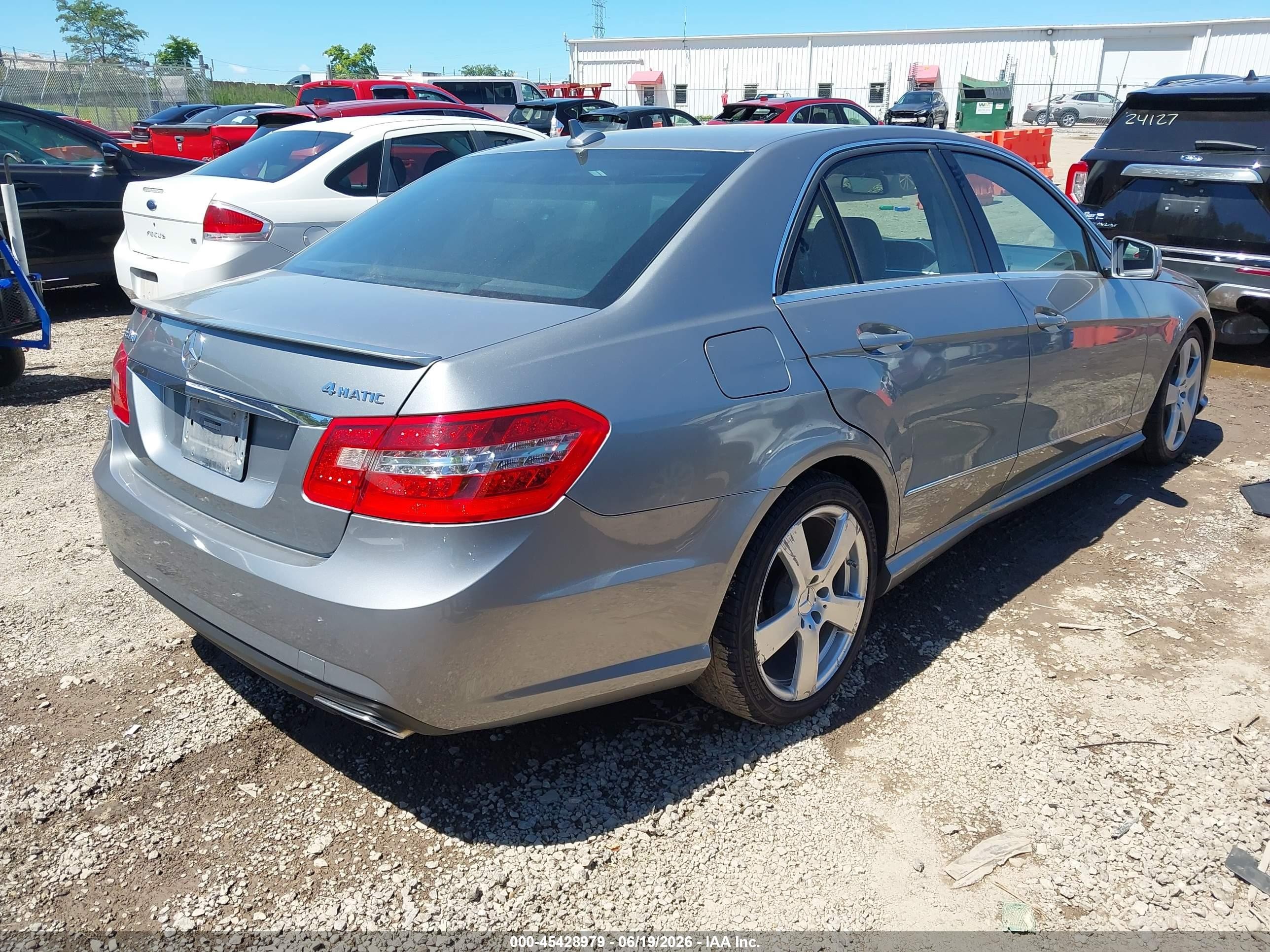 2011 Mercedes-benz E 350 4matic Silver vin: WDDHF8HB8BA442789