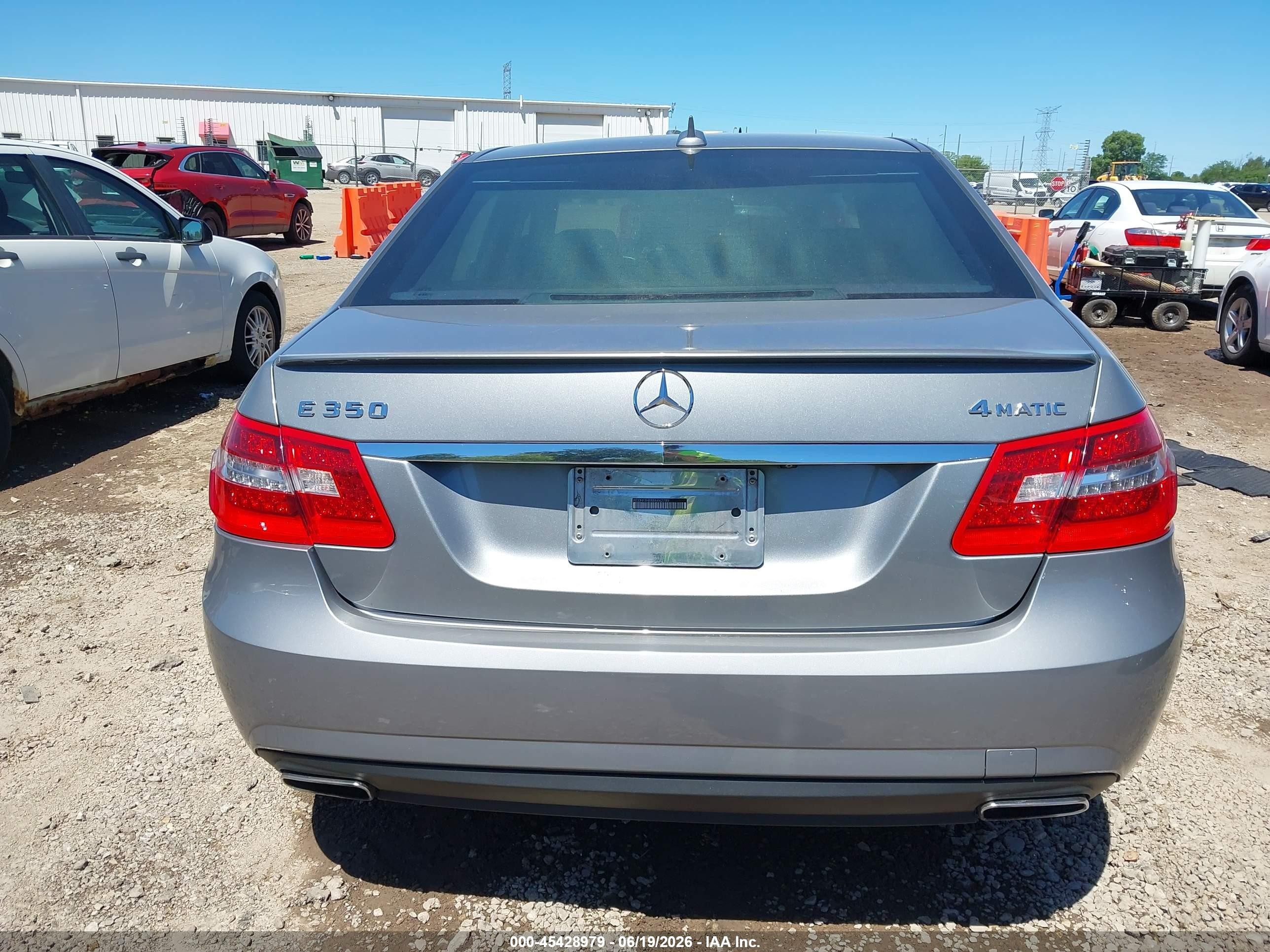 2011 Mercedes-benz E 350 4matic Silver vin: WDDHF8HB8BA442789