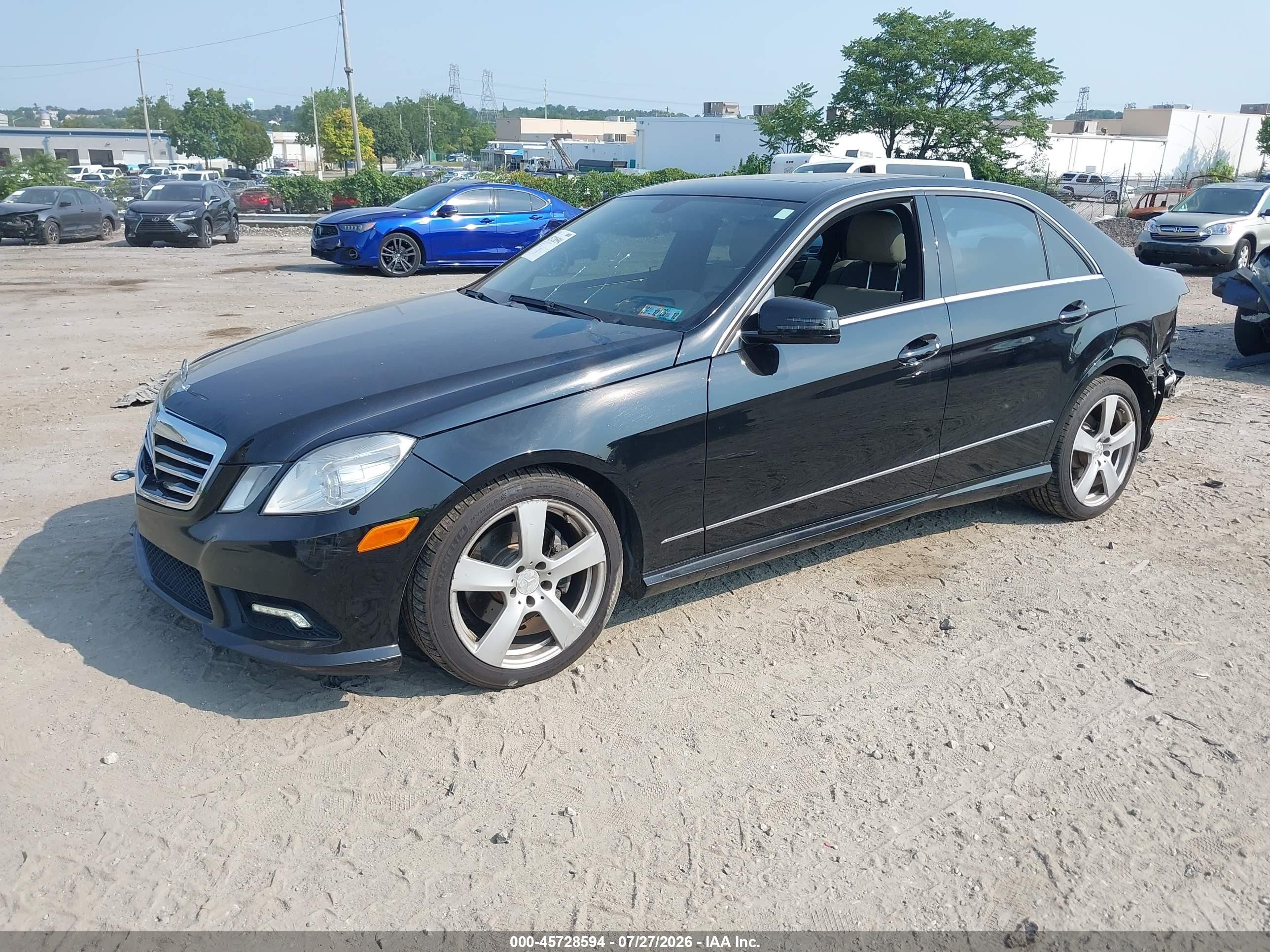 2011 Mercedes-benz E 350 4matic Черный vin: WDDHF8HB8BA444820