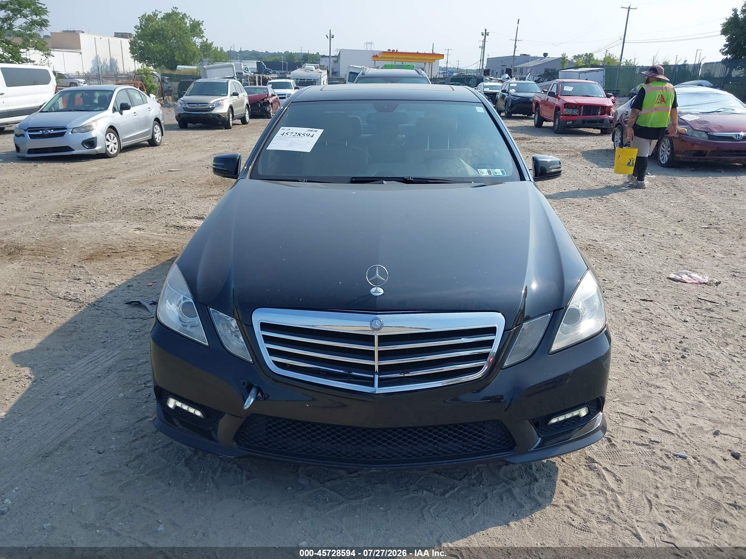 2011 Mercedes-benz E 350 4matic Черный vin: WDDHF8HB8BA444820