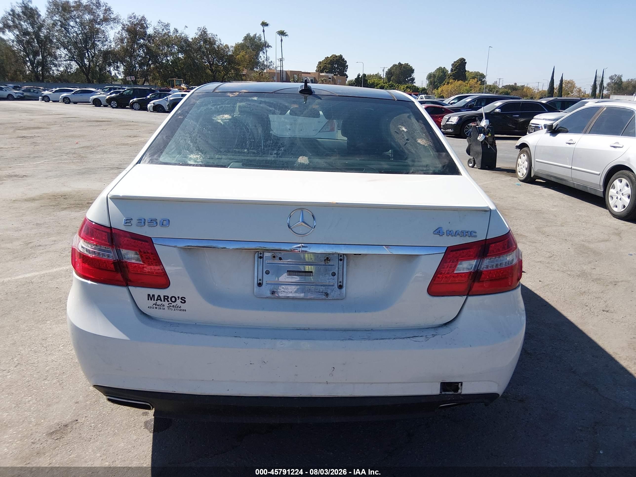 2011 Mercedes-benz E 350 4matic White vin: WDDHF8HB8BA472911