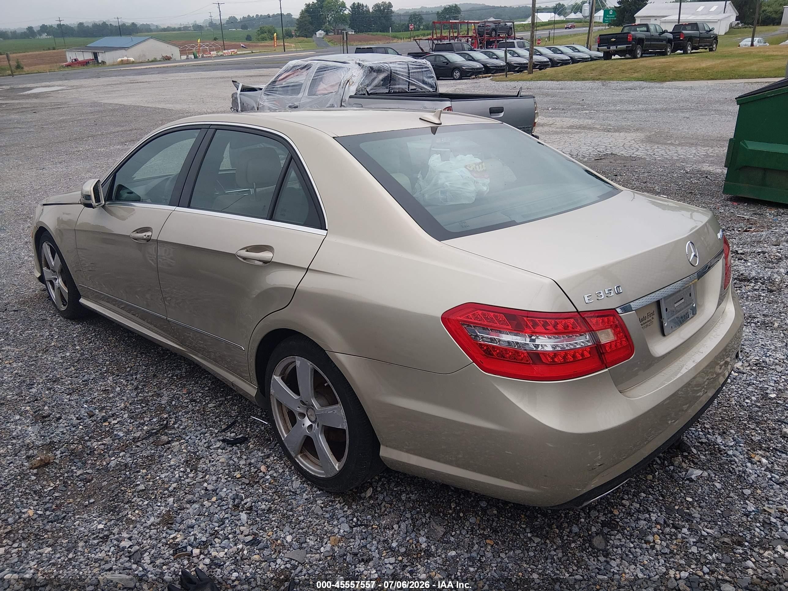 2010 Mercedes-benz E 350 4matic Gold vin: WDDHF8HB9AA174740