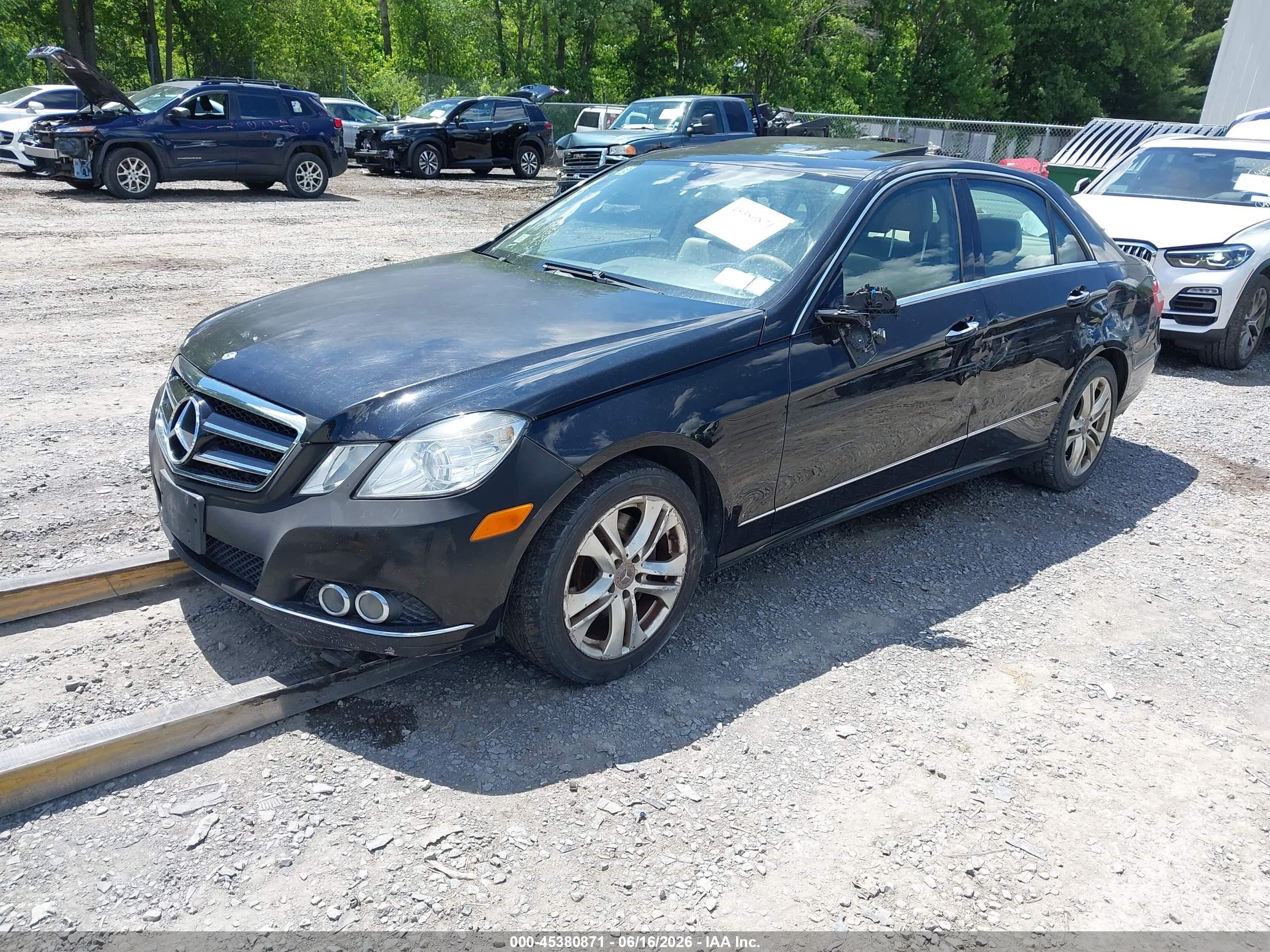 2010 Mercedes-benz E 350 4matic Black vin: WDDHF8HB9AA208367