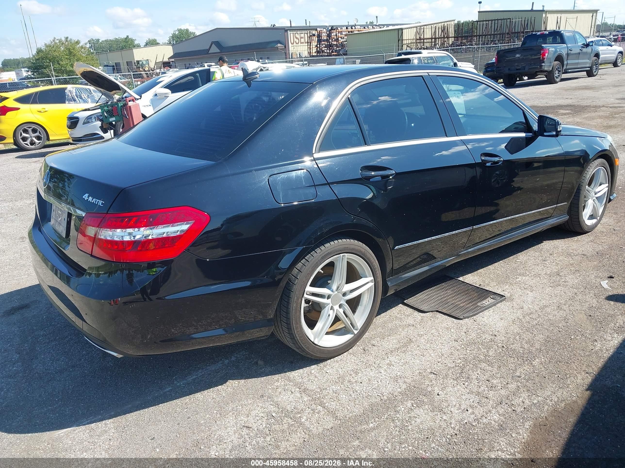 2010 Mercedes-benz E 350 4matic Black vin: WDDHF8HB9AA255933