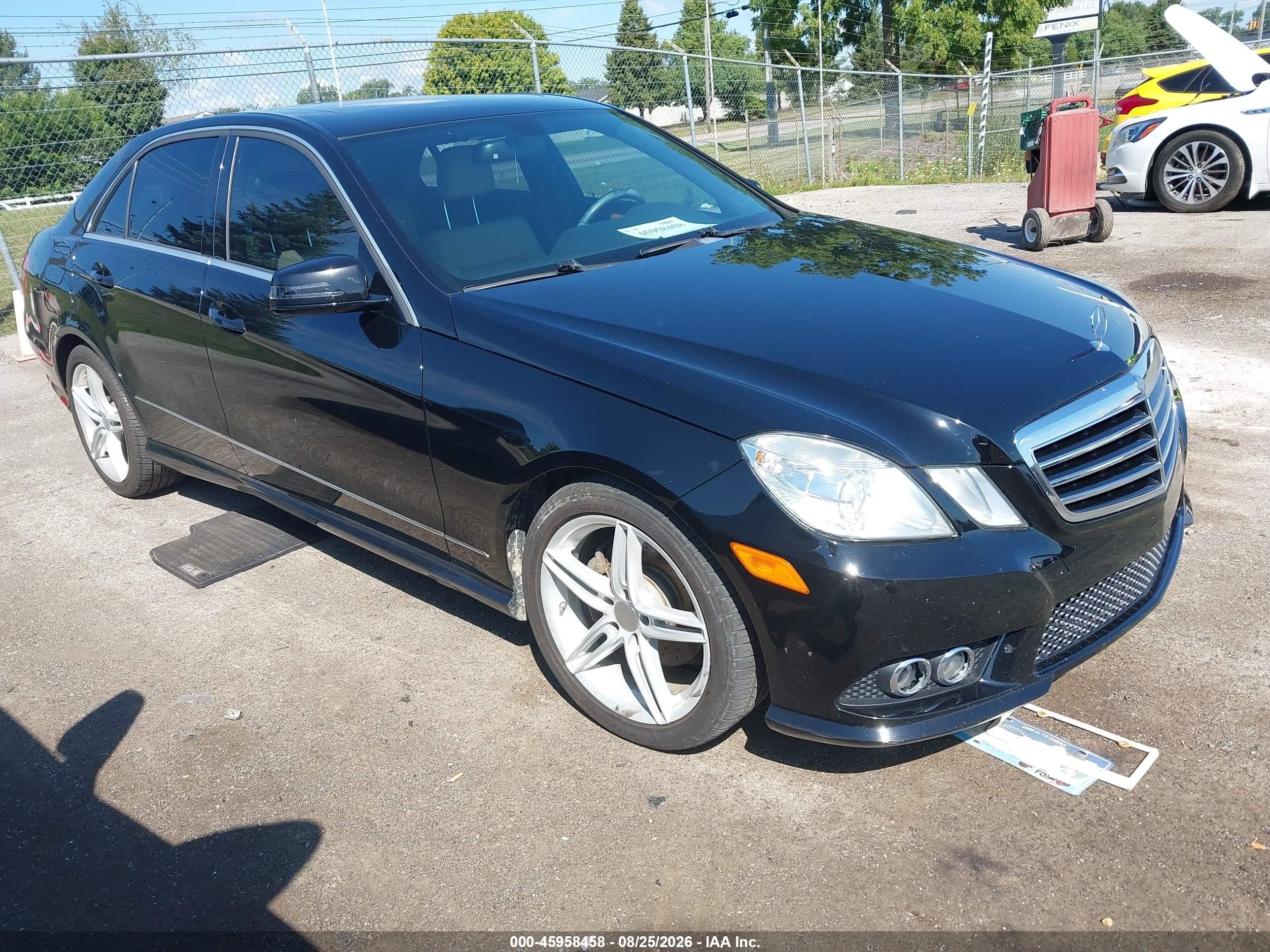 2010 Mercedes-benz E 350 4matic Black vin: WDDHF8HB9AA255933
