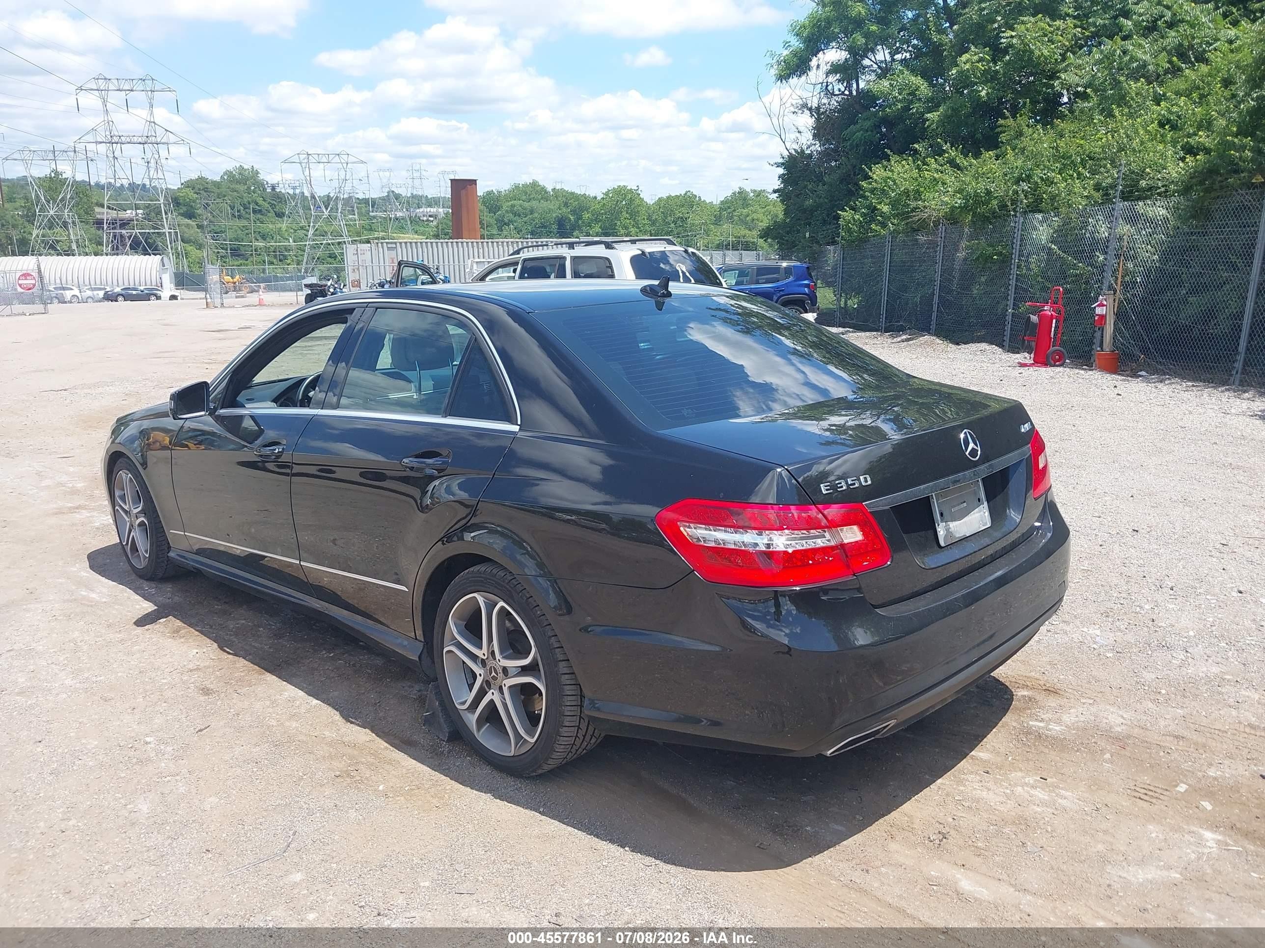 2011 Mercedes-benz E 350 4matic Black vin: WDDHF8HB9BA319650