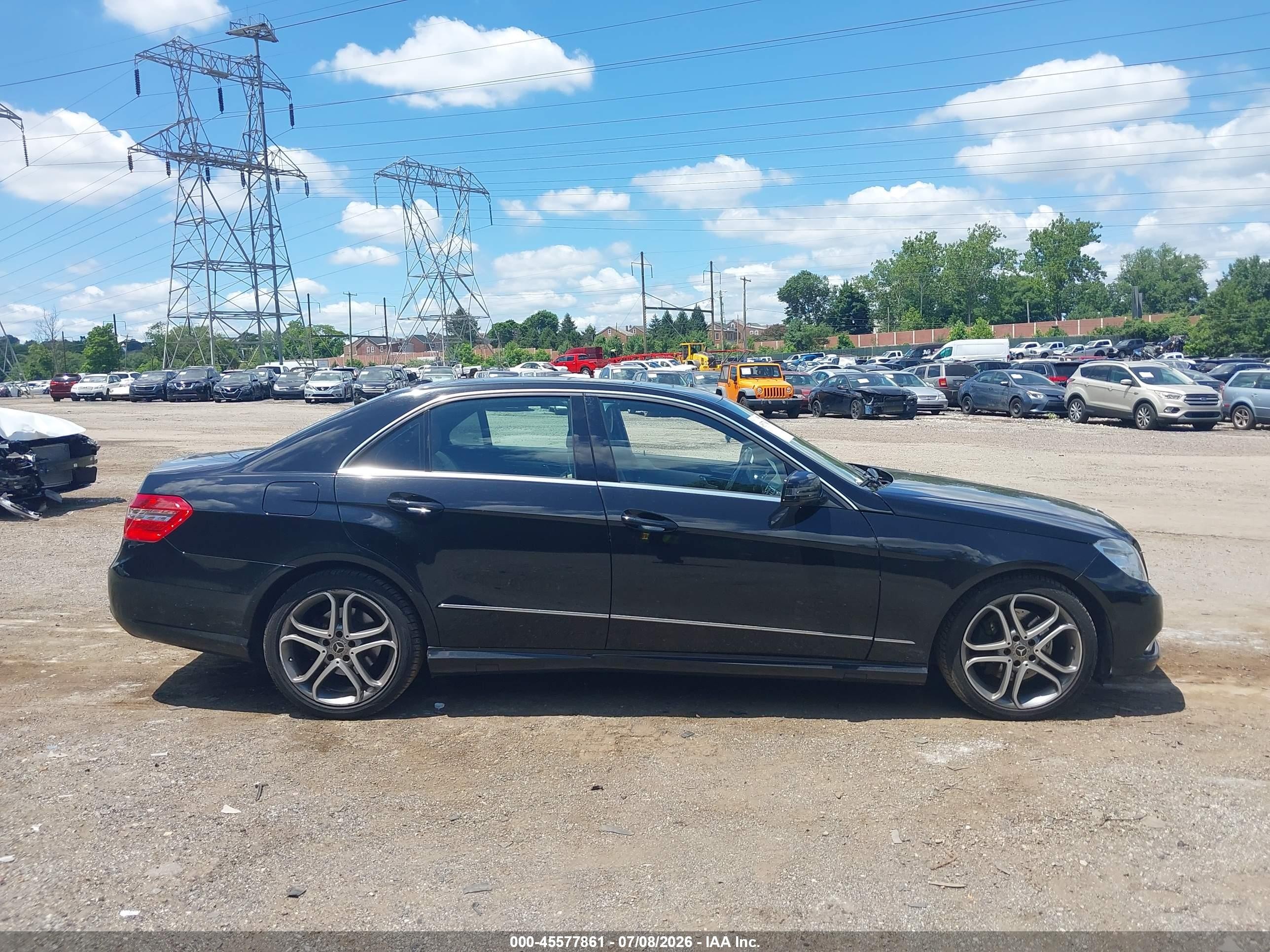 2011 Mercedes-benz E 350 4matic Black vin: WDDHF8HB9BA319650
