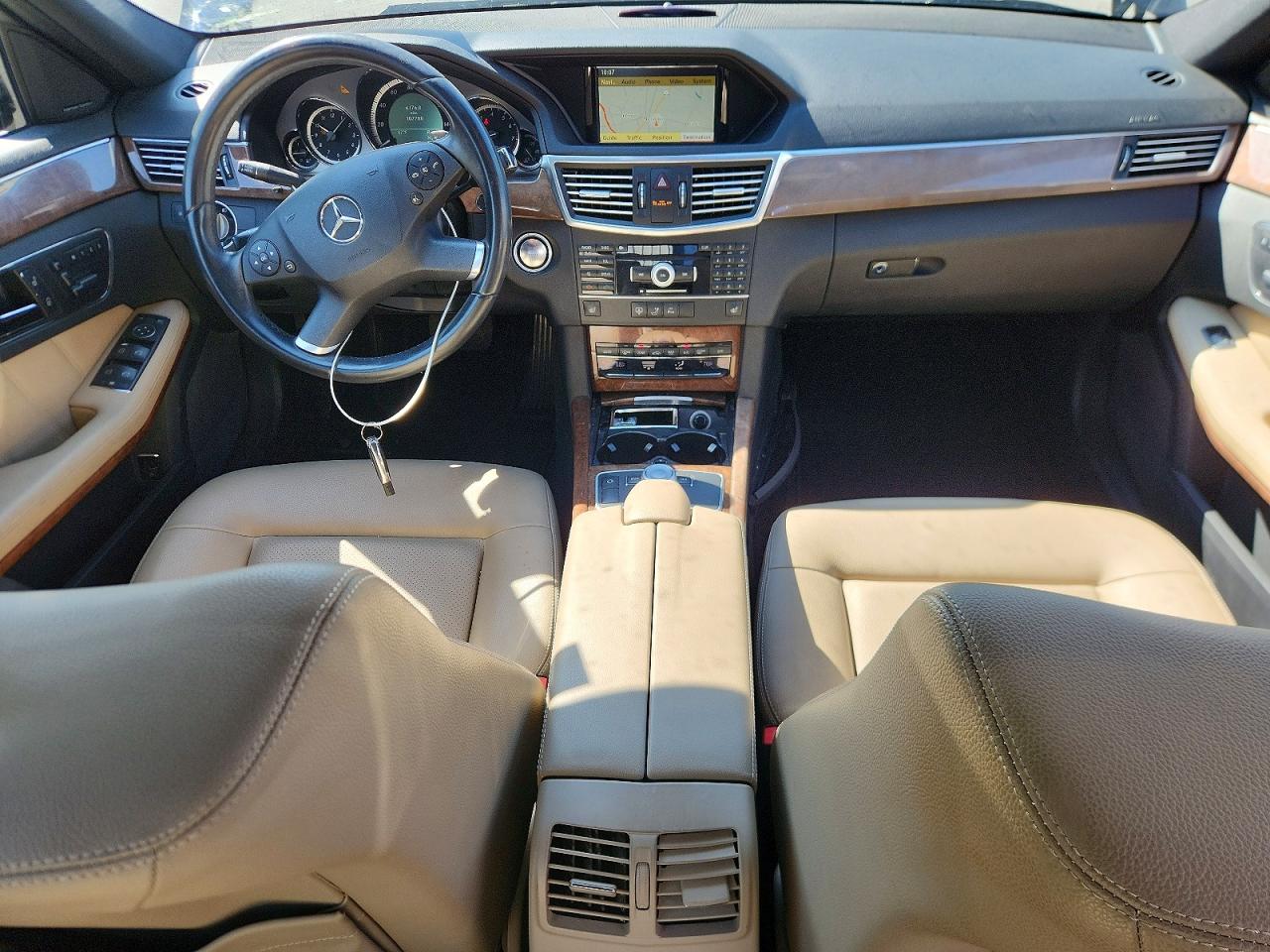 2011 Mercedes-benz E 350 4matic Синий vin: WDDHF8HB9BA427301