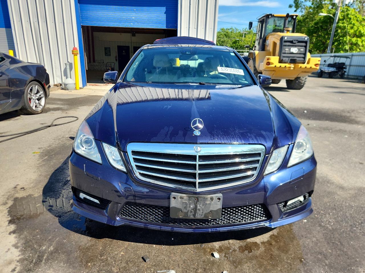 2011 Mercedes-benz E 350 4matic Синий vin: WDDHF8HB9BA427301