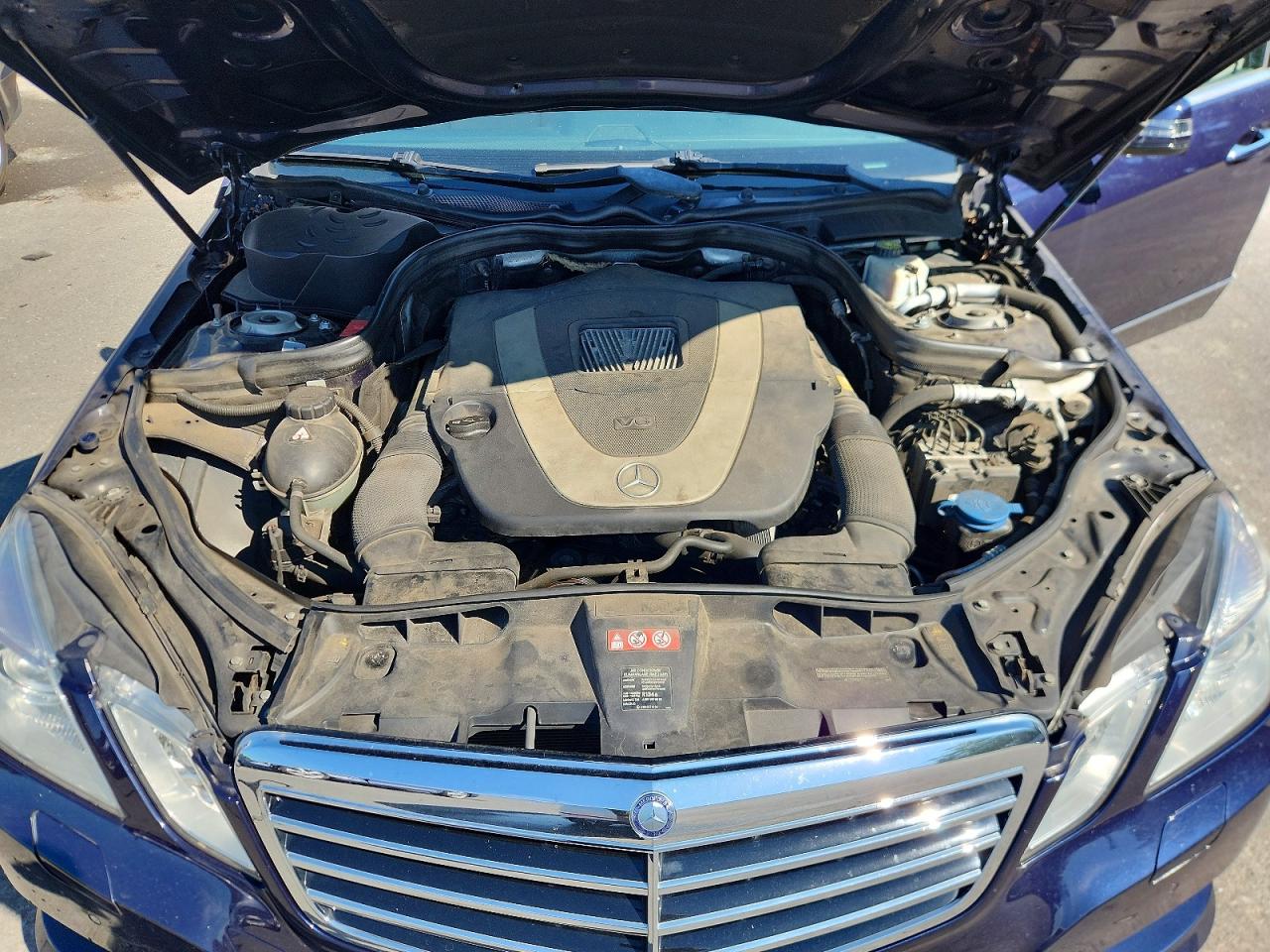 2011 Mercedes-benz E 350 4matic Синий vin: WDDHF8HB9BA427301