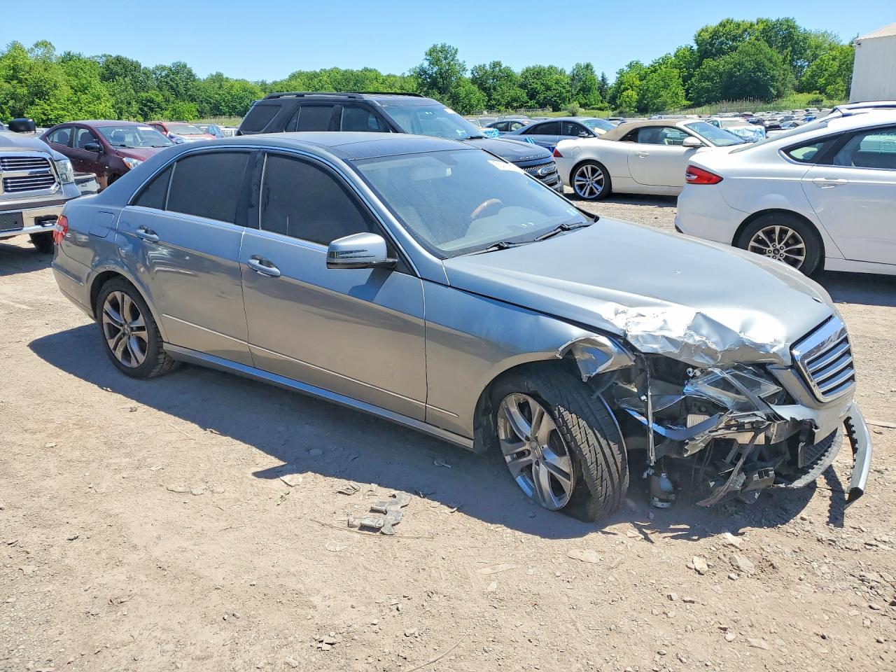 2011 Mercedes-benz E 350 4matic Серый vin: WDDHF8HB9BA432854