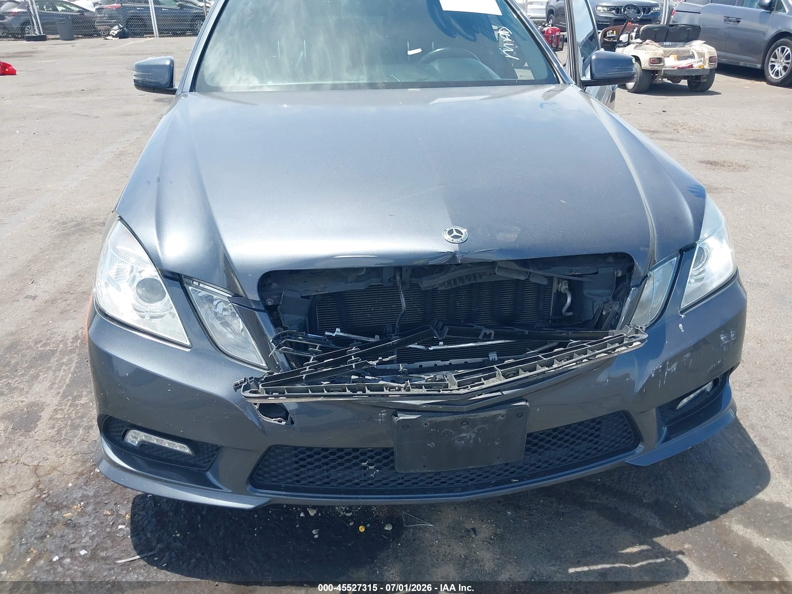 2011 Mercedes-benz E 350 4matic Gray vin: WDDHF8HB9BA443045