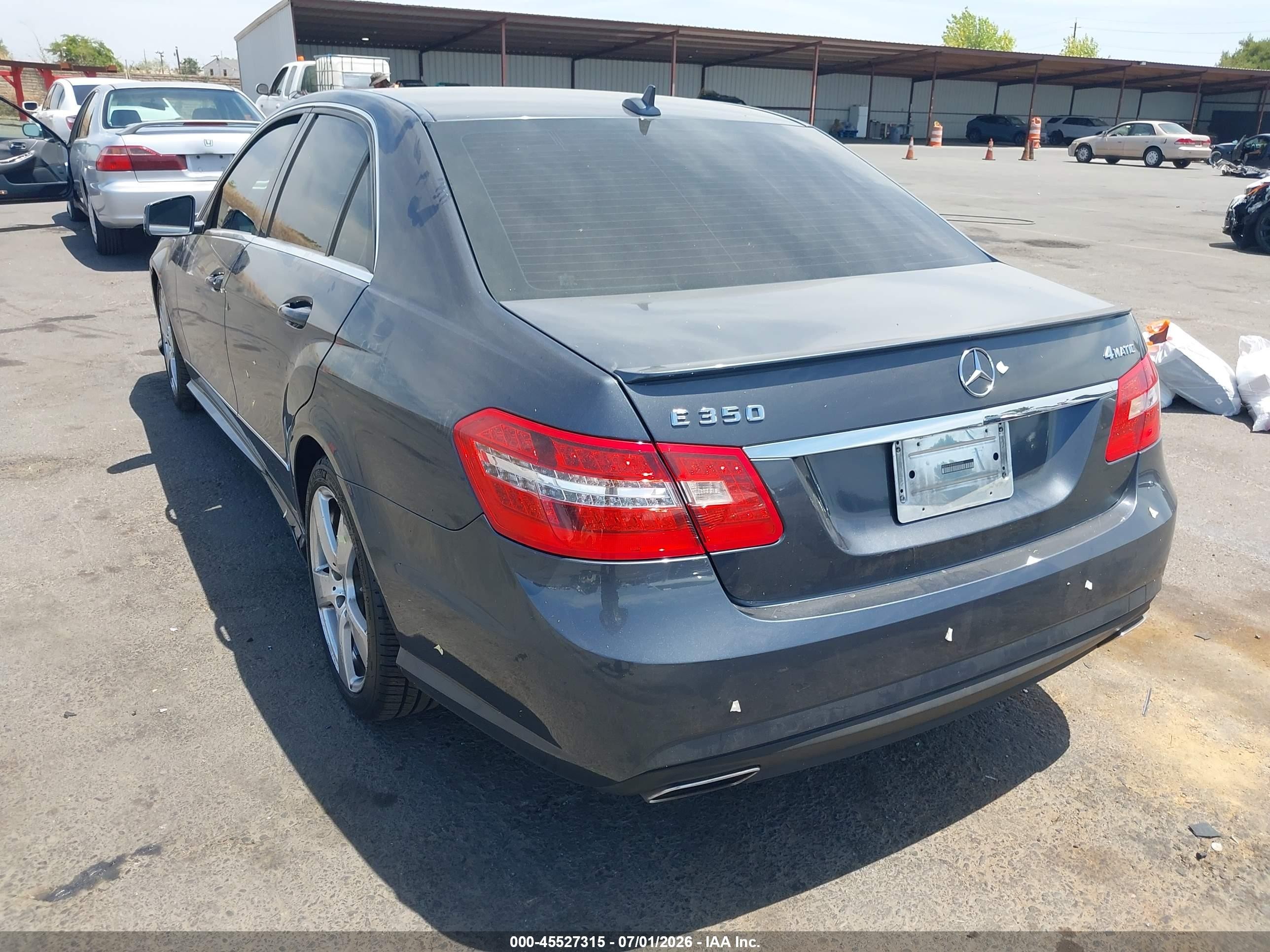 2011 Mercedes-benz E 350 4matic Gray vin: WDDHF8HB9BA443045