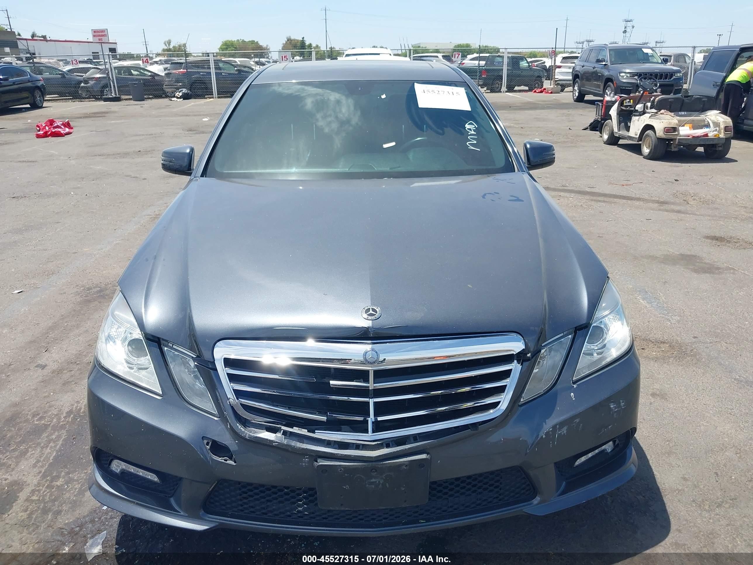 2011 Mercedes-benz E 350 4matic Gray vin: WDDHF8HB9BA443045