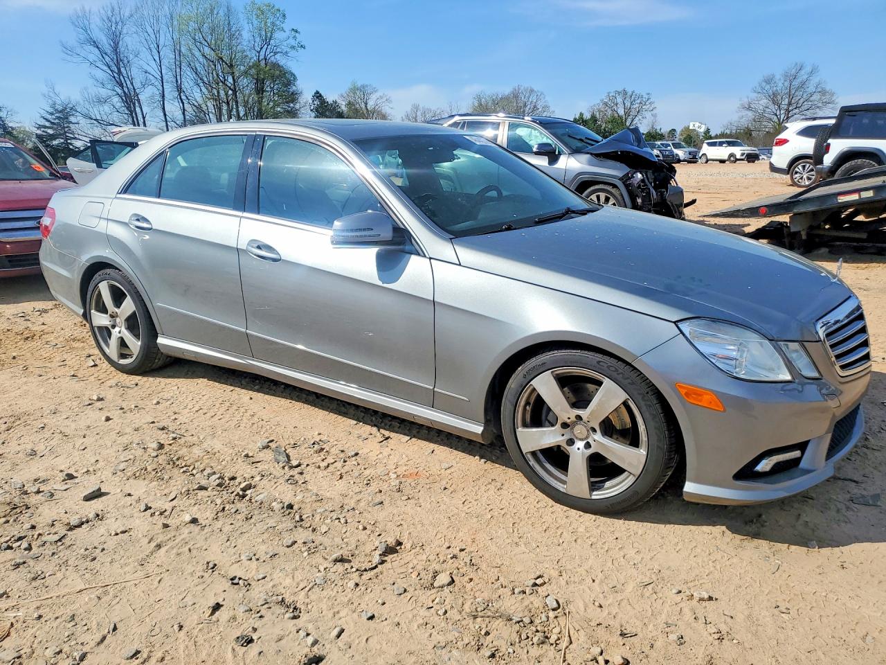 2011 Mercedes-benz E 350 4matic Gray vin: WDDHF8HB9BA460850