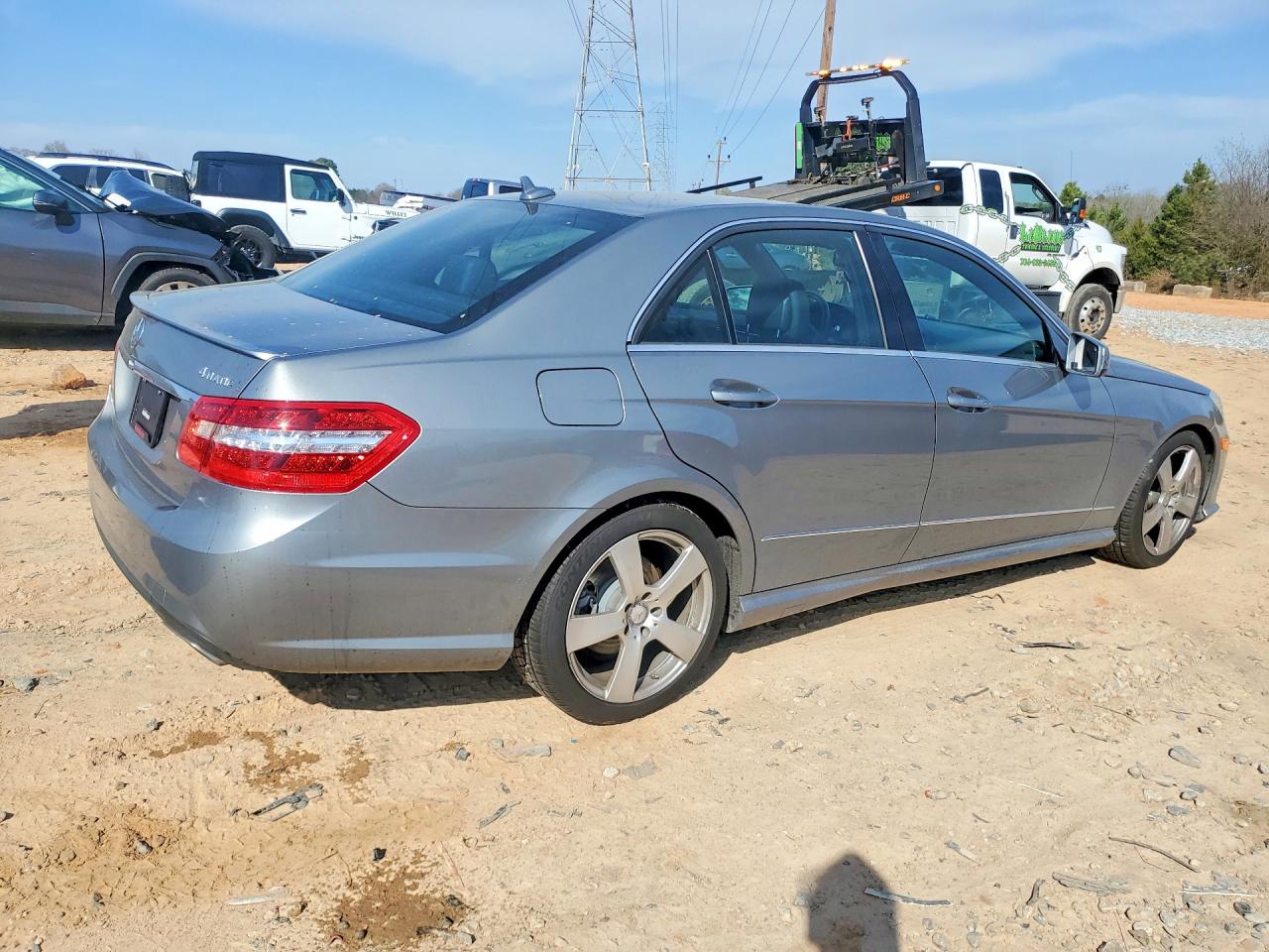2011 Mercedes-benz E 350 4matic Gray vin: WDDHF8HB9BA460850