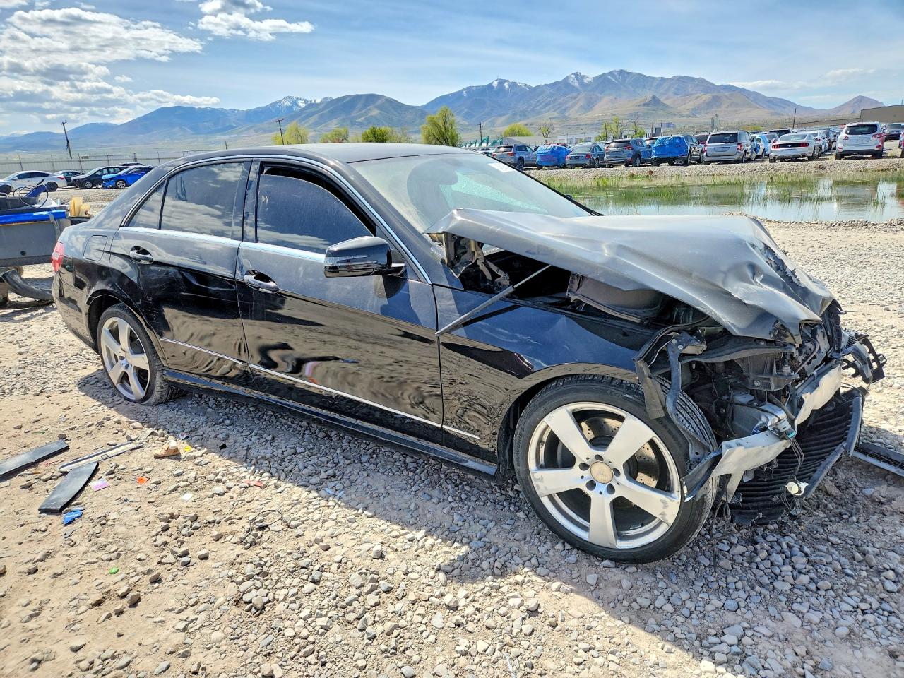 2010 Mercedes-benz E 350 4matic Black vin: WDDHF8HBXAA098655