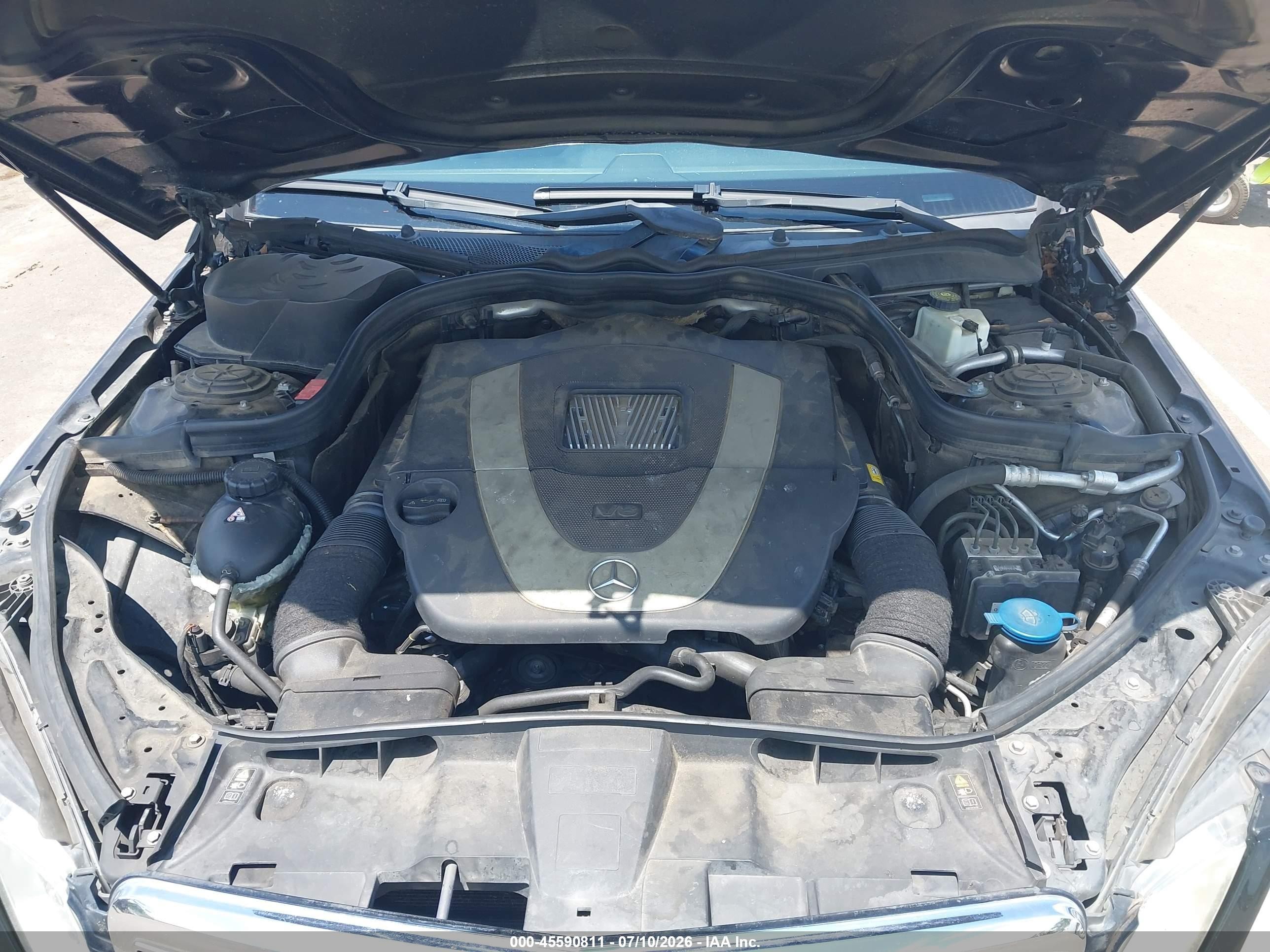 2010 Mercedes-benz E 350 4matic Черный vin: WDDHF8HBXAA124767