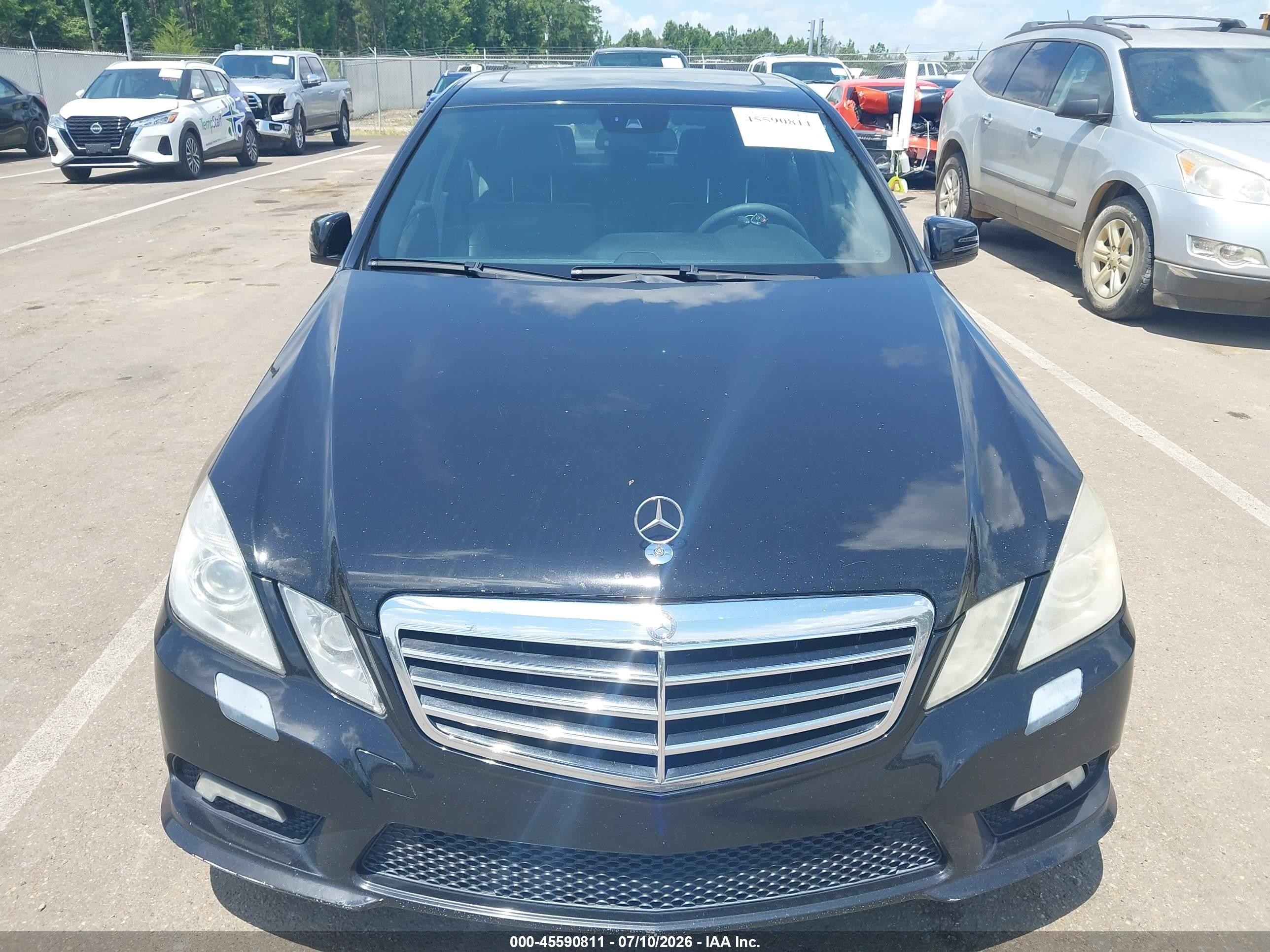 2010 Mercedes-benz E 350 4matic Черный vin: WDDHF8HBXAA124767