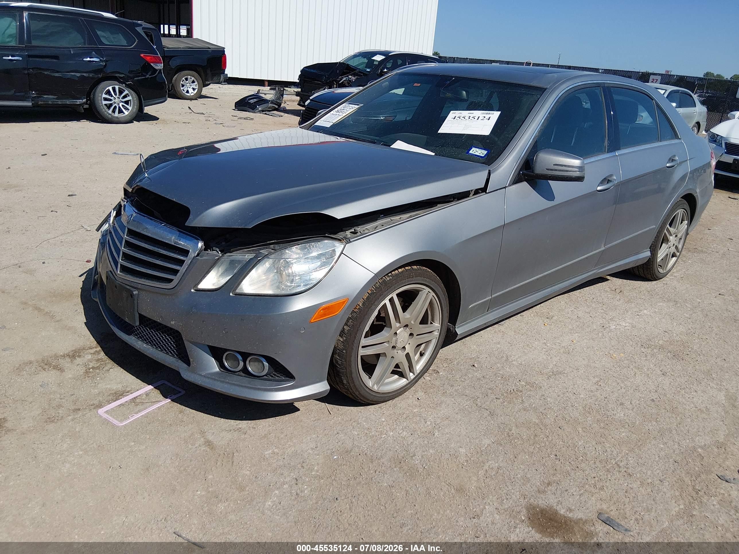 2010 Mercedes-benz E 350 4matic Silver vin: WDDHF8HBXAA128110