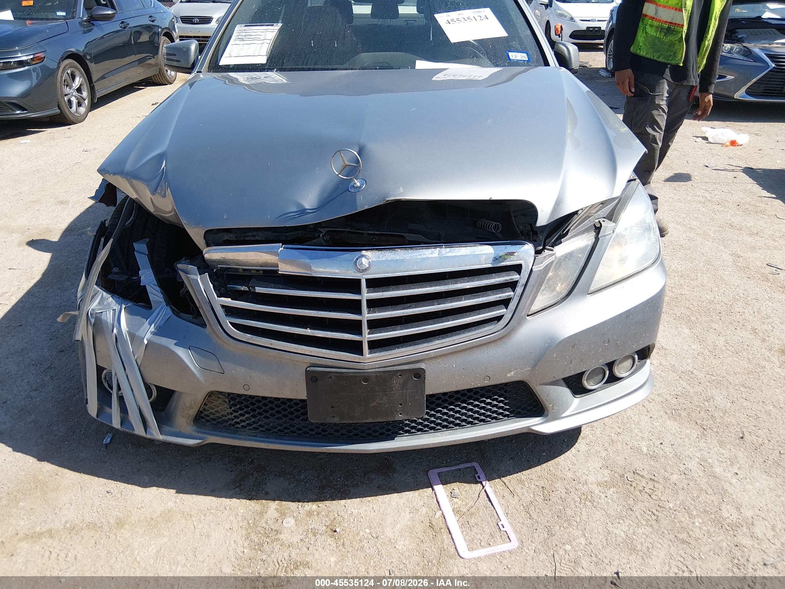 2010 Mercedes-benz E 350 4matic Silver vin: WDDHF8HBXAA128110