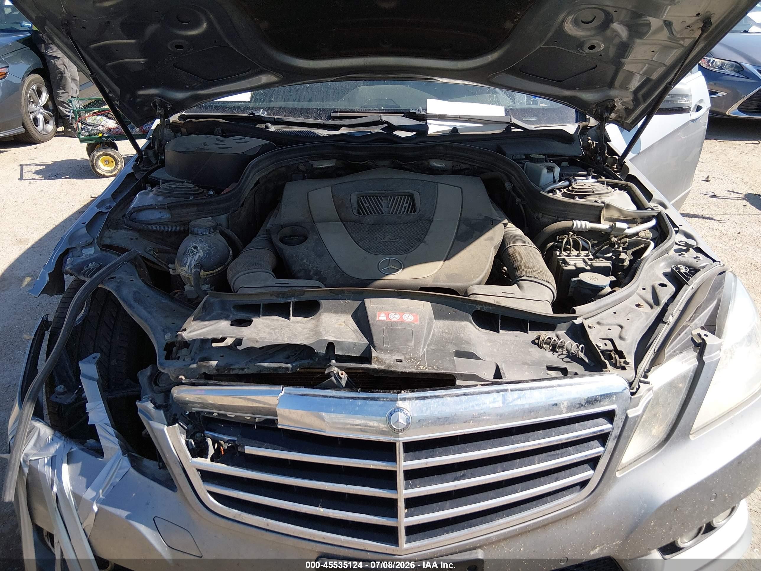 2010 Mercedes-benz E 350 4matic Silver vin: WDDHF8HBXAA128110
