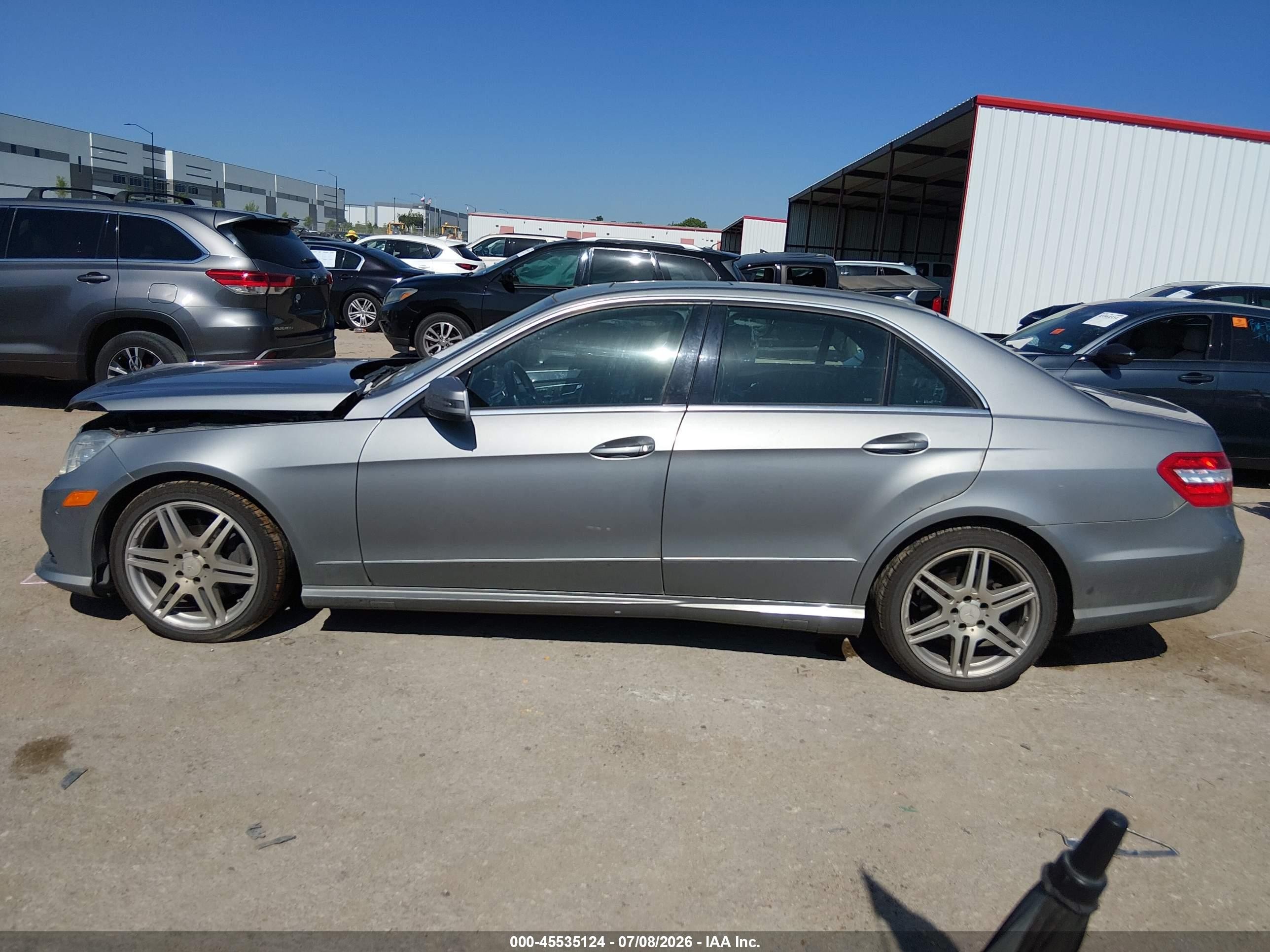 2010 Mercedes-benz E 350 4matic Silver vin: WDDHF8HBXAA128110
