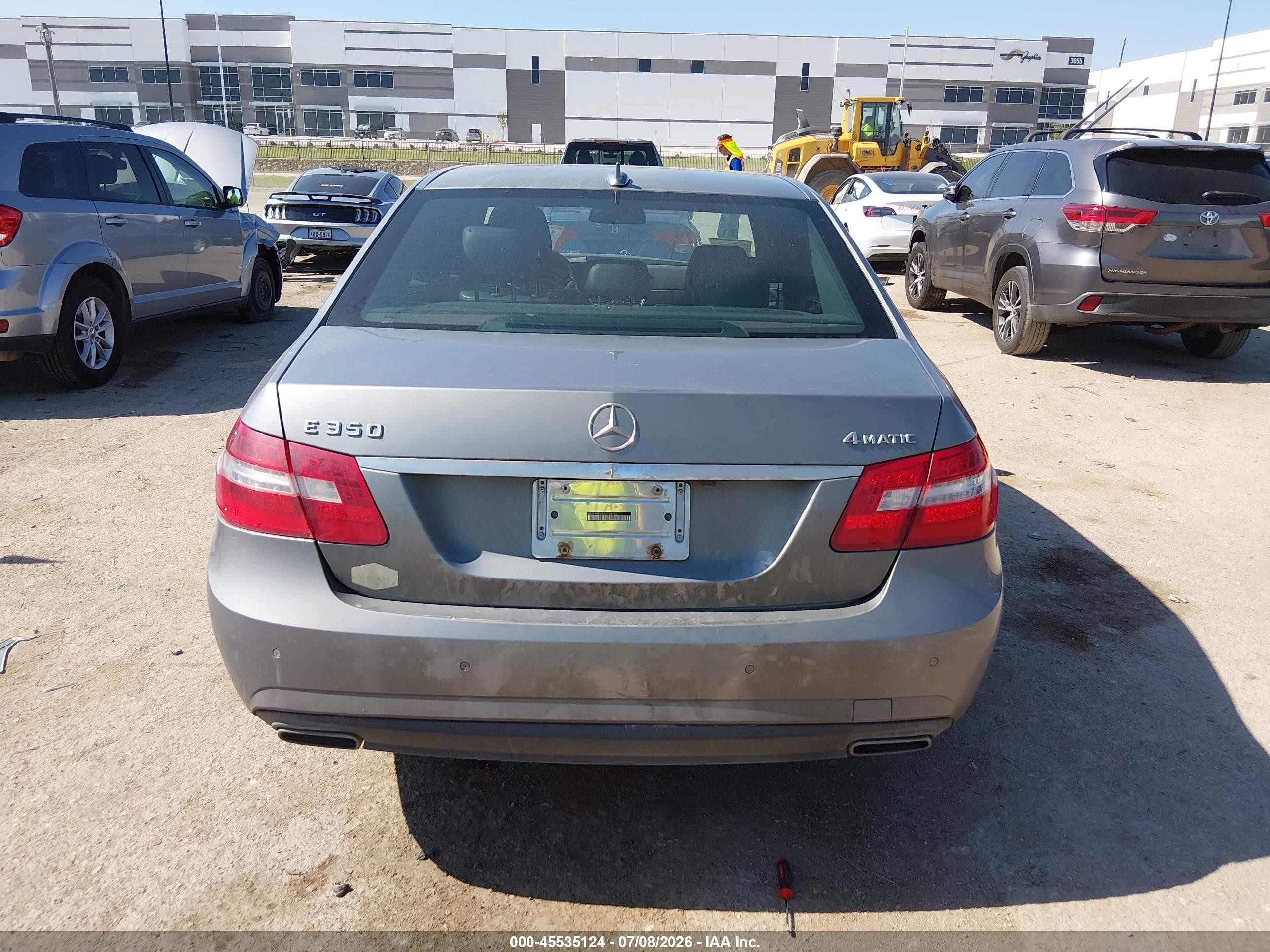 2010 Mercedes-benz E 350 4matic Silver vin: WDDHF8HBXAA128110