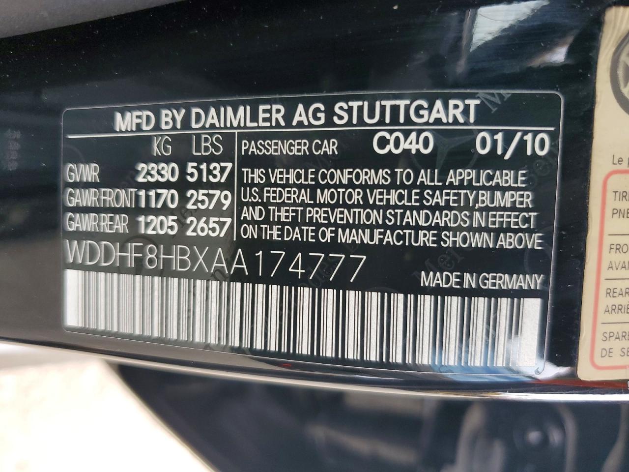 2010 Mercedes-benz E 350 4matic Black vin: WDDHF8HBXAA174777