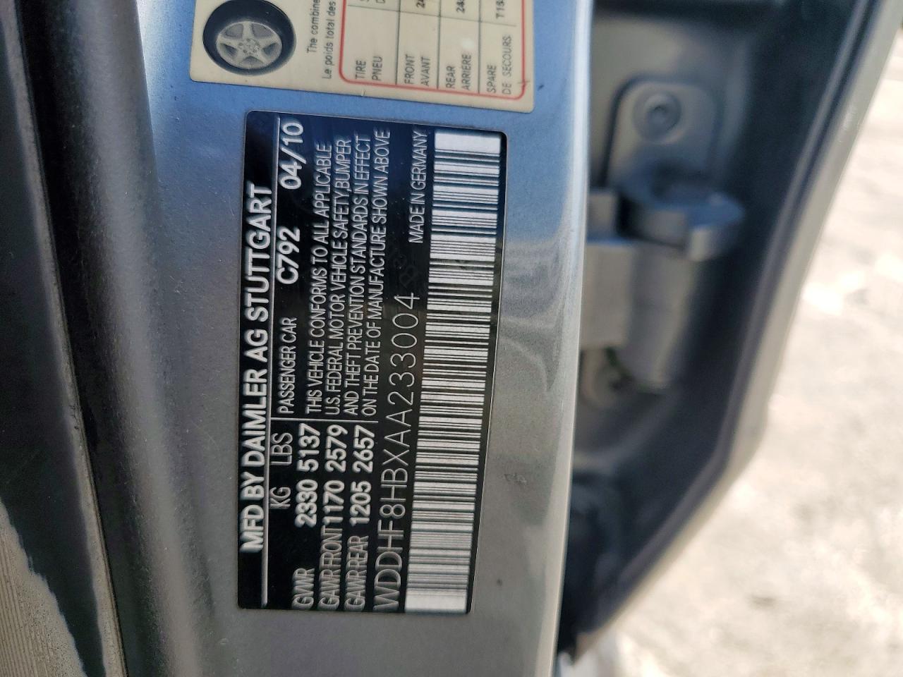 2010 Mercedes-benz E 350 4matic Silver vin: WDDHF8HBXAA233004