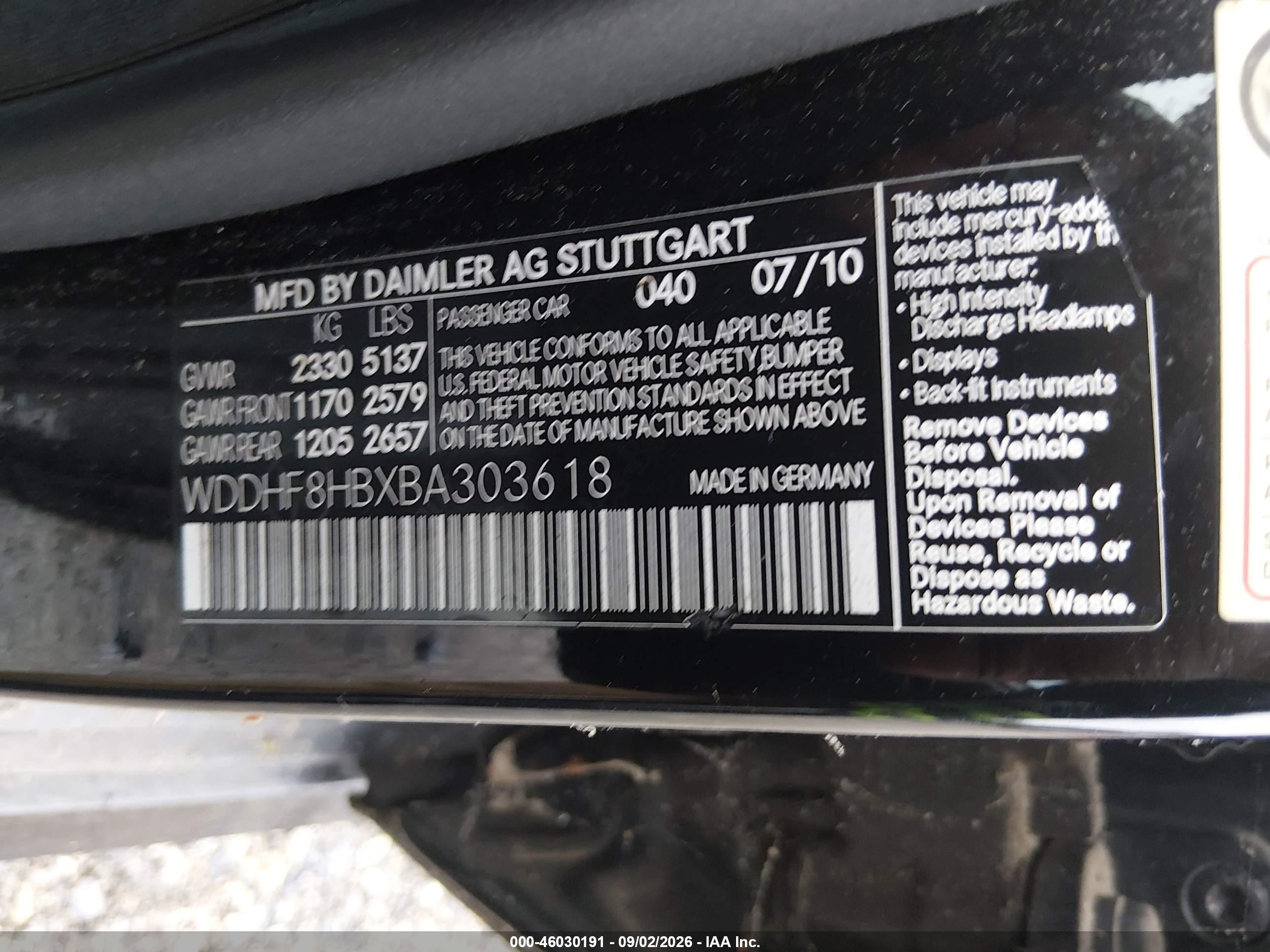 2011 Mercedes-benz E 350 4matic Черный vin: WDDHF8HBXBA303618