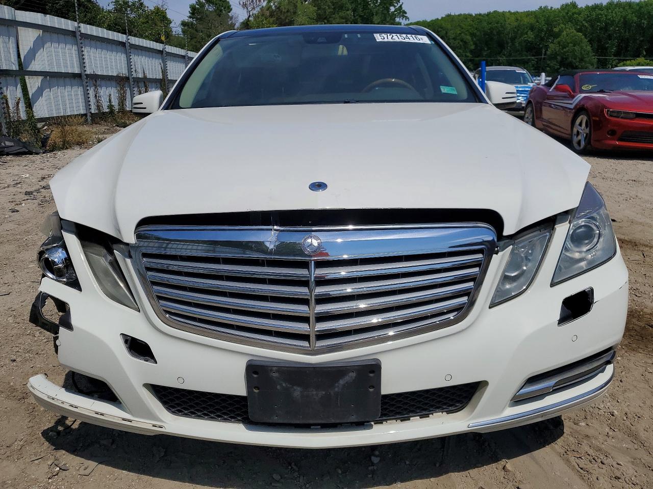 2011 Mercedes-benz E 350 4matic White vin: WDDHF8HBXBA318832