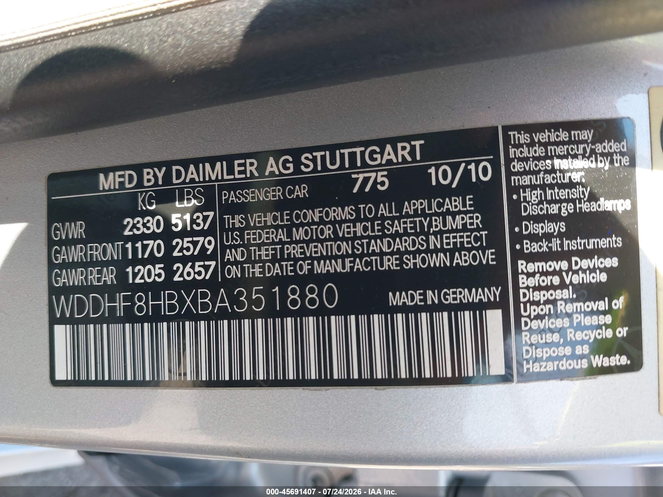 2011 Mercedes-benz E 350 4matic Silver vin: WDDHF8HBXBA351880