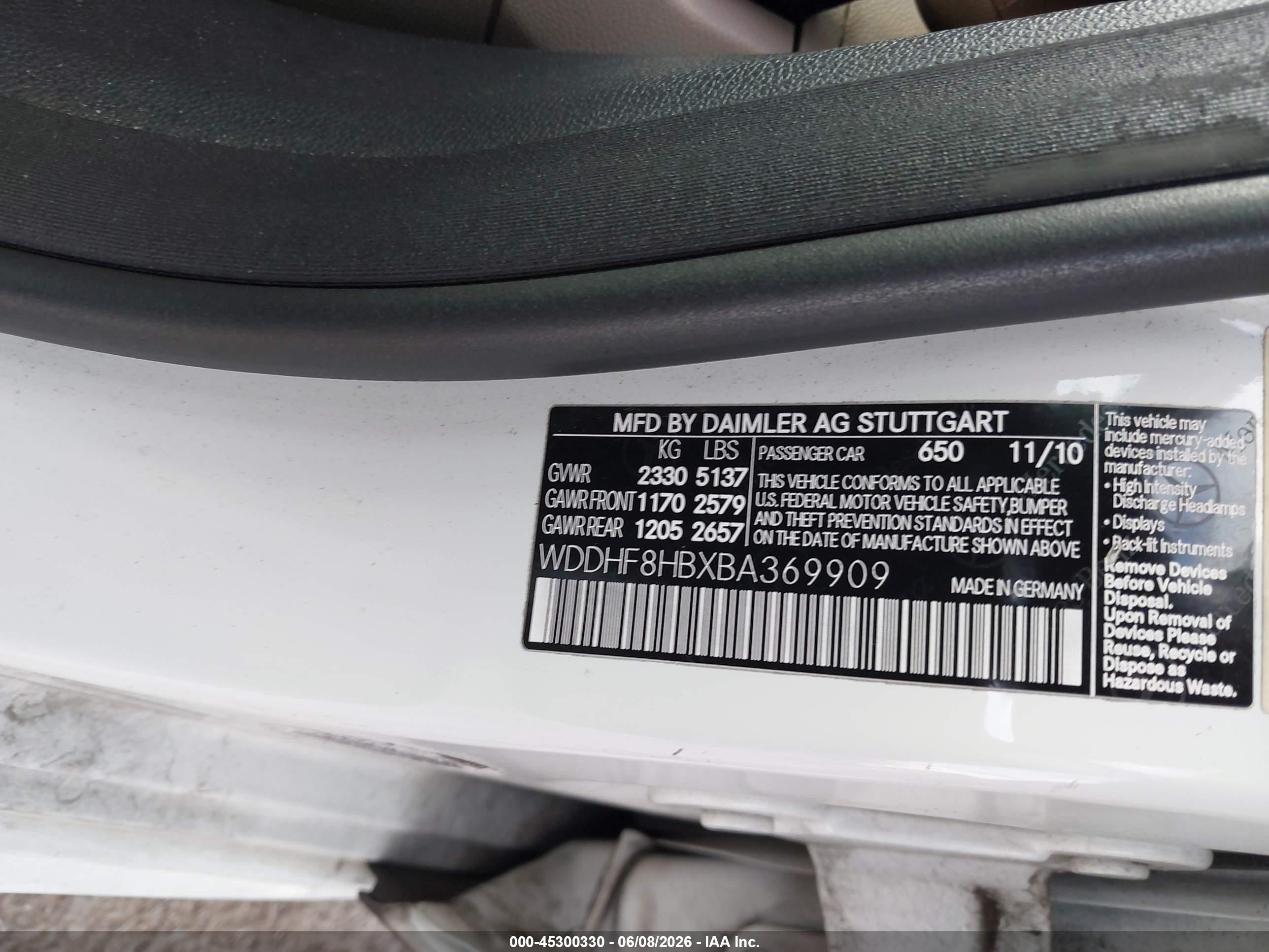 2011 Mercedes-benz E 350 4matic White vin: WDDHF8HBXBA369909