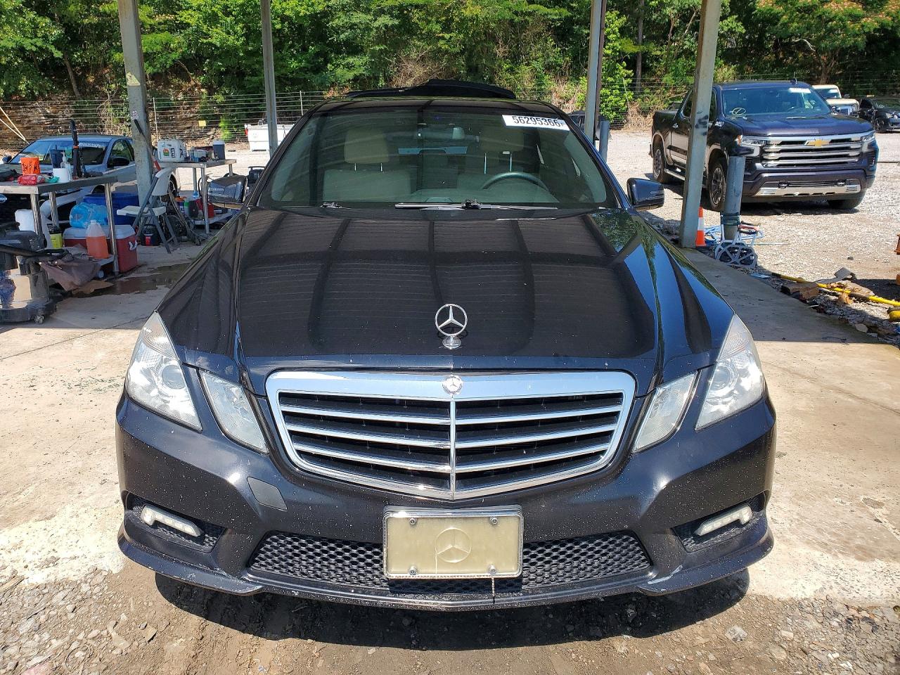 2011 Mercedes-benz E-class E350 4matic Black vin: WDDHF8HBXBA421572