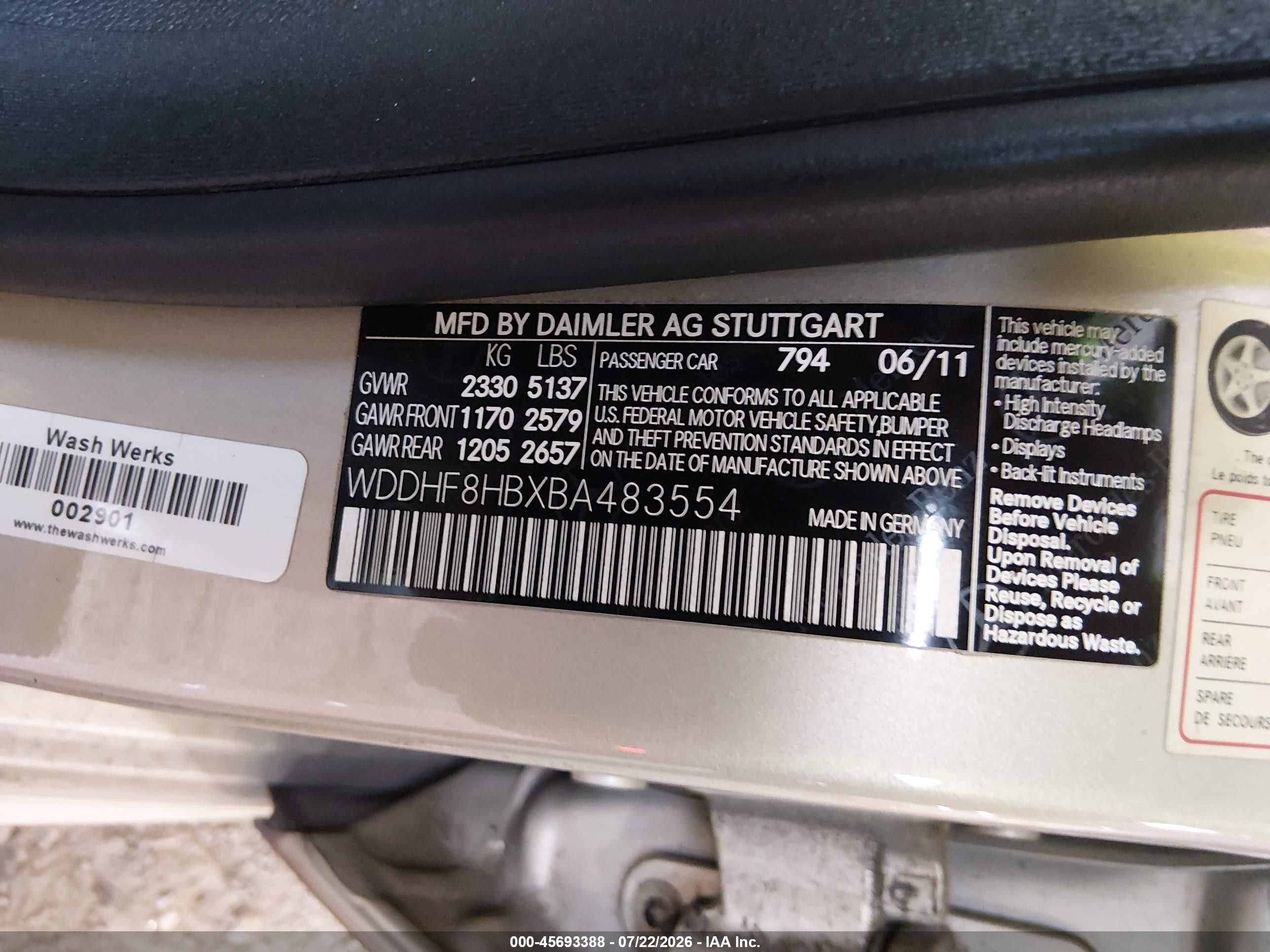 2011 Mercedes-benz E 350 4matic Золотой vin: WDDHF8HBXBA483554