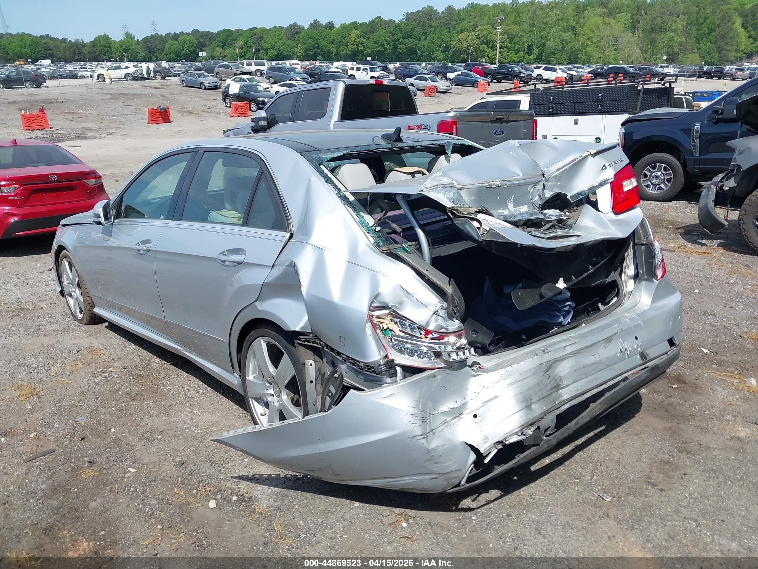 2011 Mercedes-benz E 350 4matic Silver vin: WDDHF8HBXBA484042