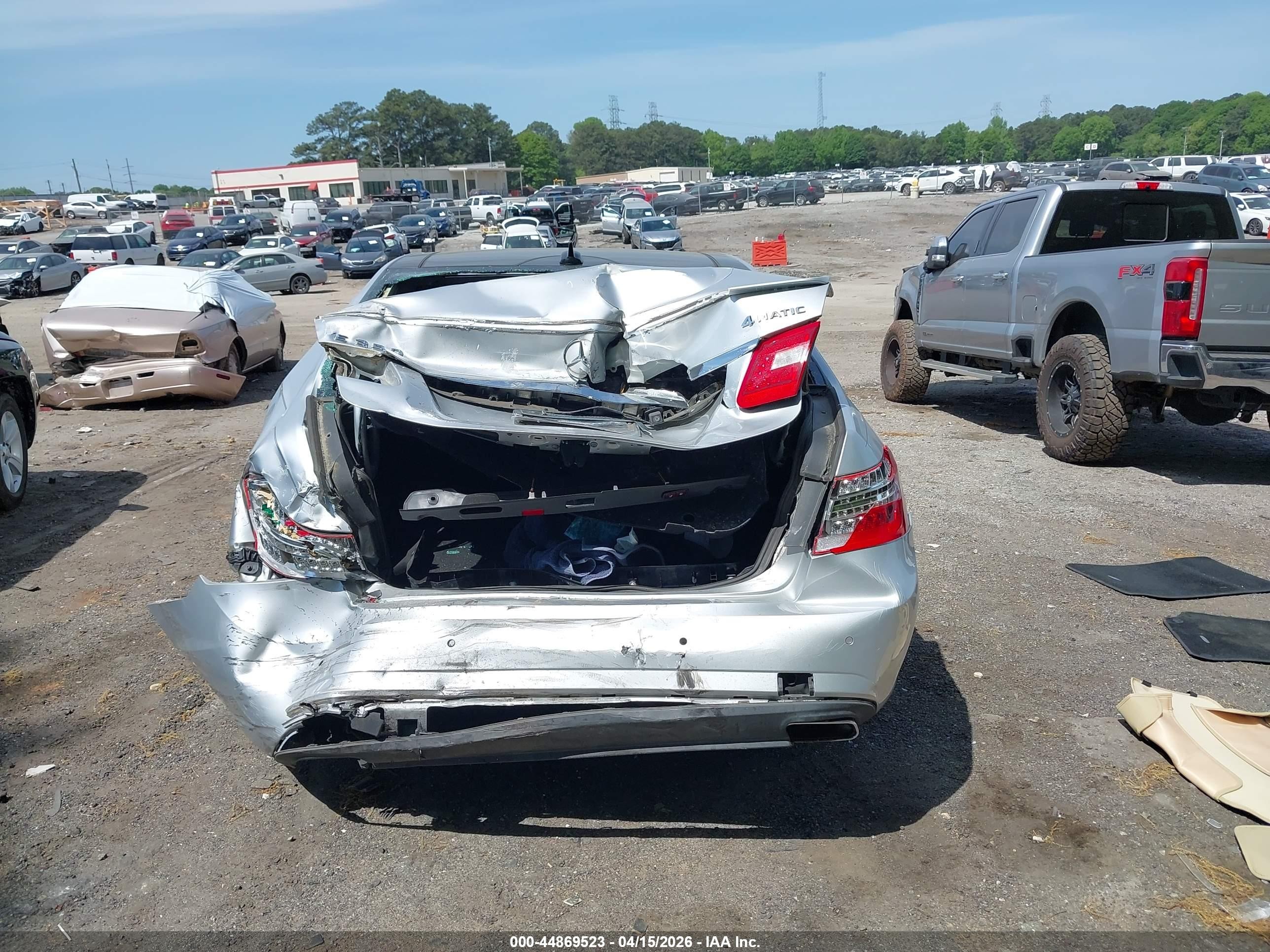 2011 Mercedes-benz E 350 4matic Silver vin: WDDHF8HBXBA484042